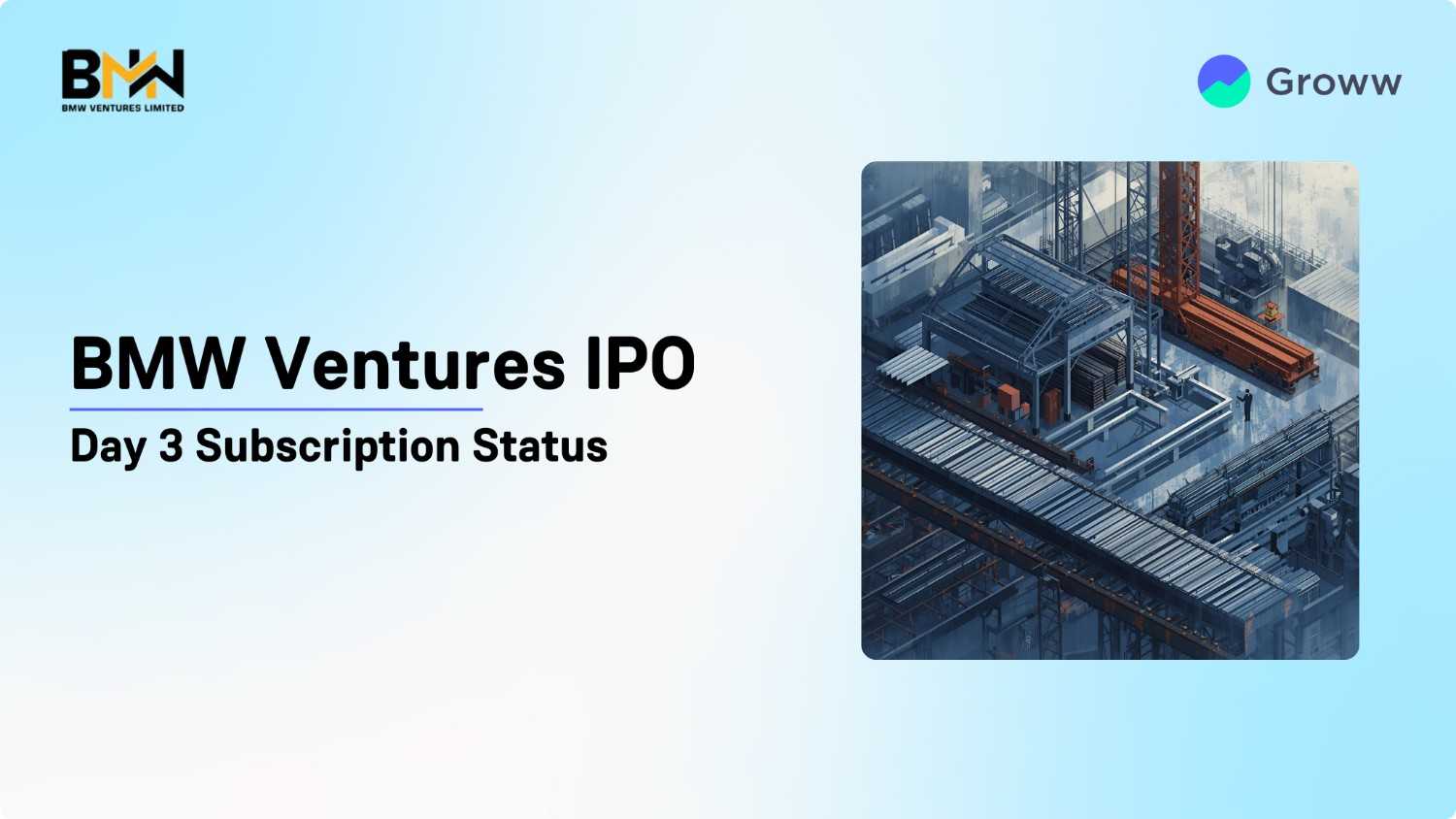 BMW Ventures IPO Day 3: Issue Subscribed 0.48x, GMP at 8.08%
