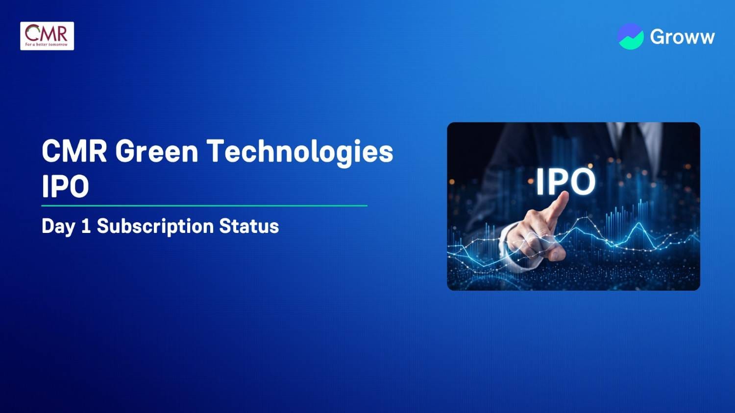 CMR Green Technologies IPO Day 1: Check GMP, Subscription Status & Key Highlights