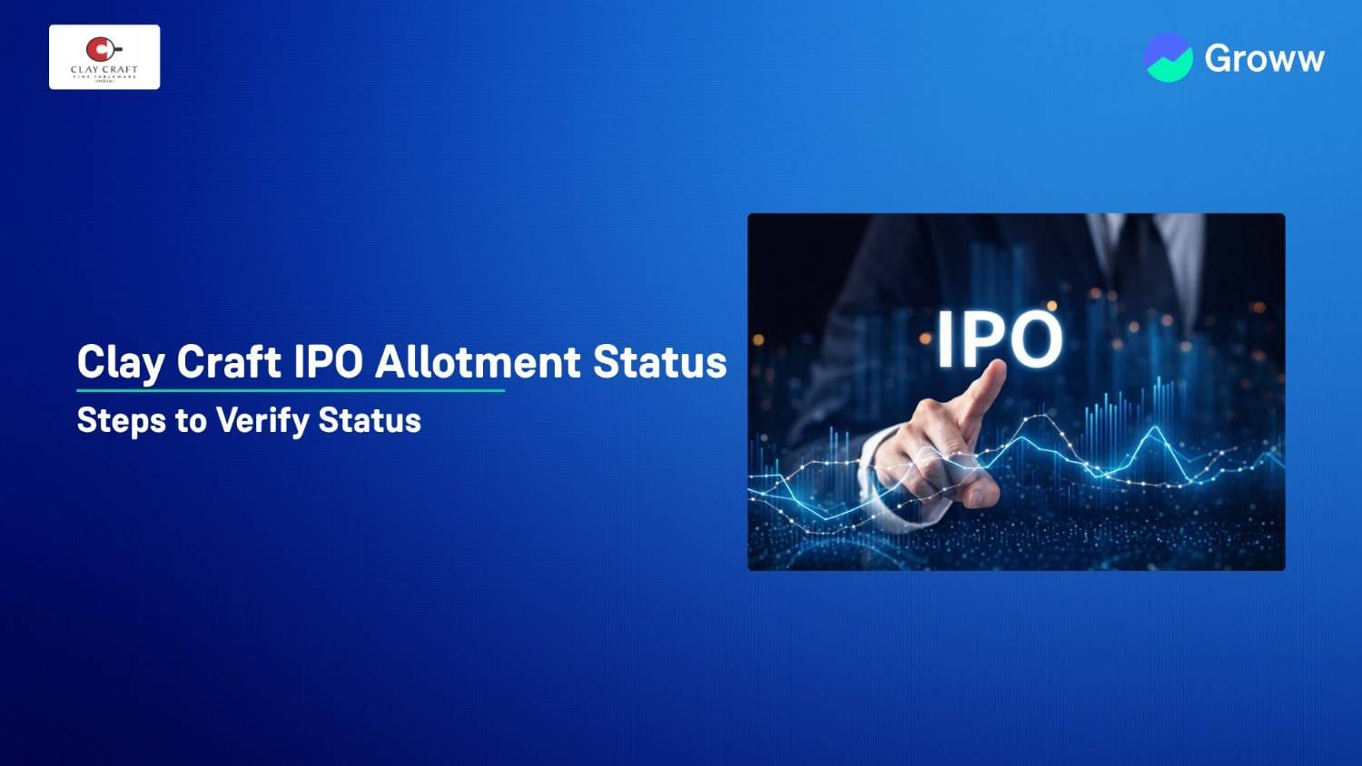 Clay Craft IPO Allotment Status: Check Steps to Verify Status