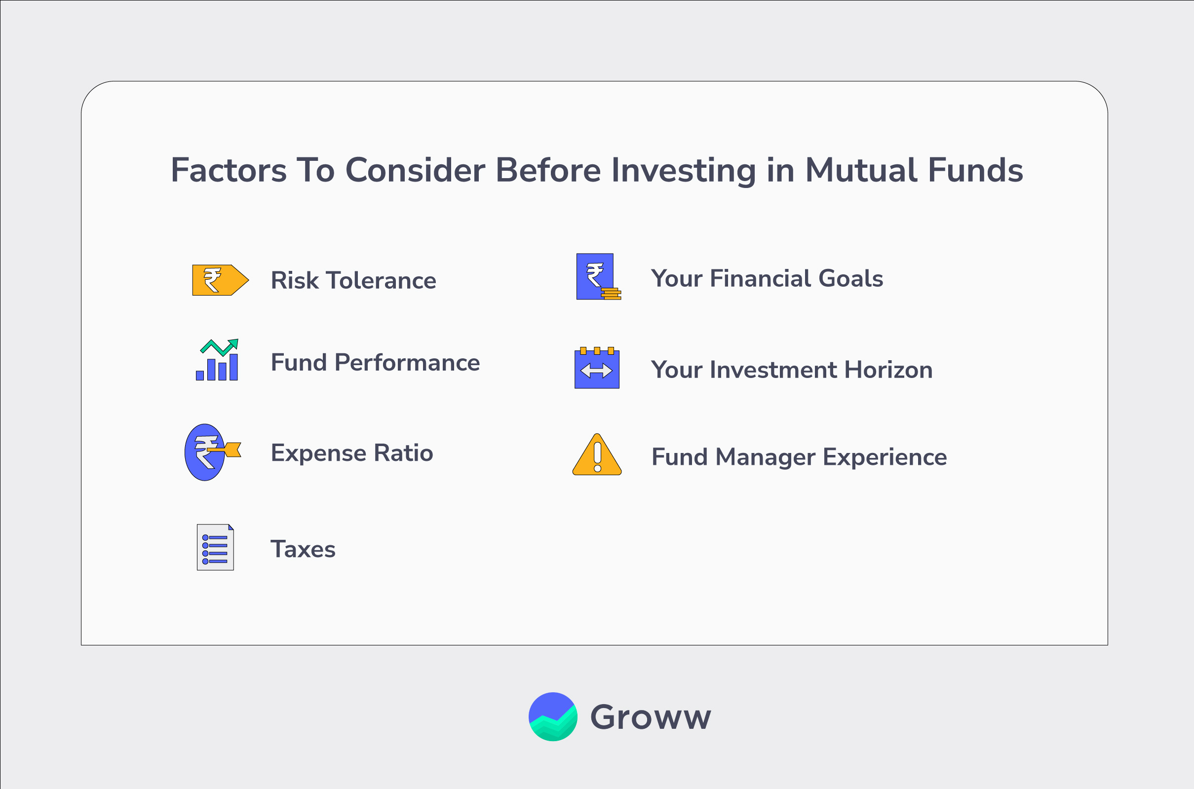 Factors To Consider Before Investing in Mutual Funds