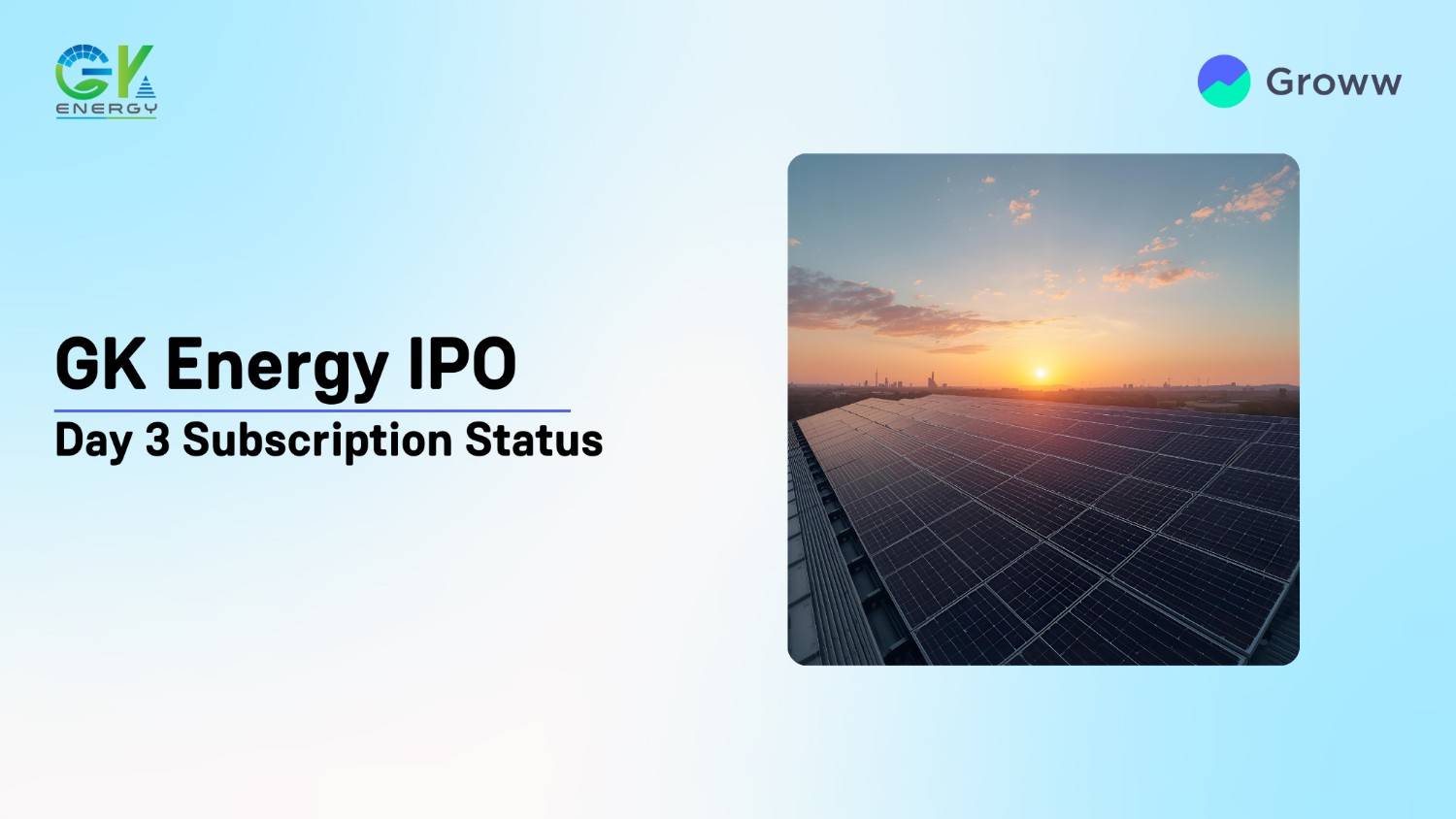 GK Energy IPO Day 3: Issue Subscribed 12.40x So Far, GMP at ₹20