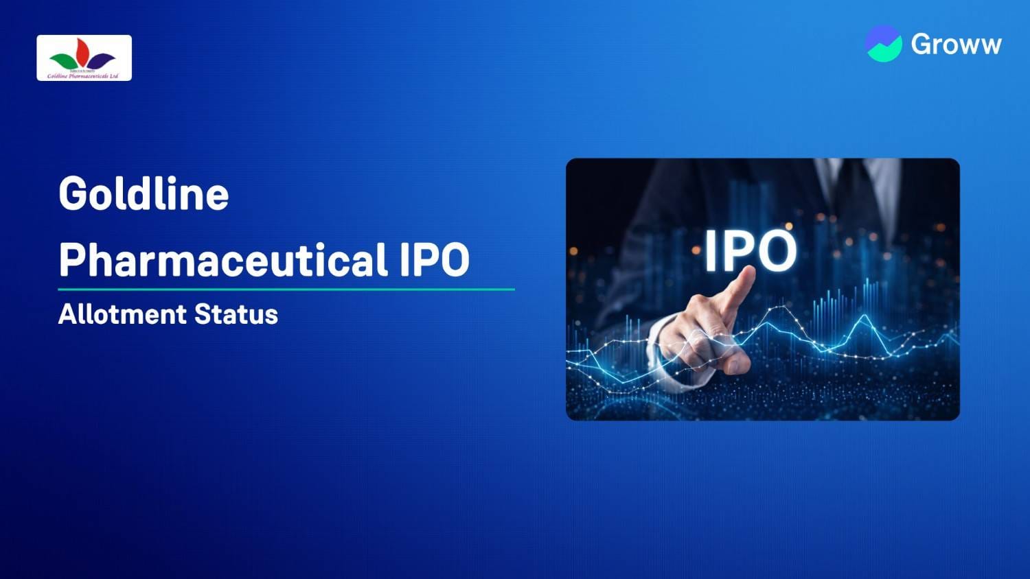 Goldline Pharmaceutical IPO Allotment Status: Check Latest GMP, Steps to Verify Status