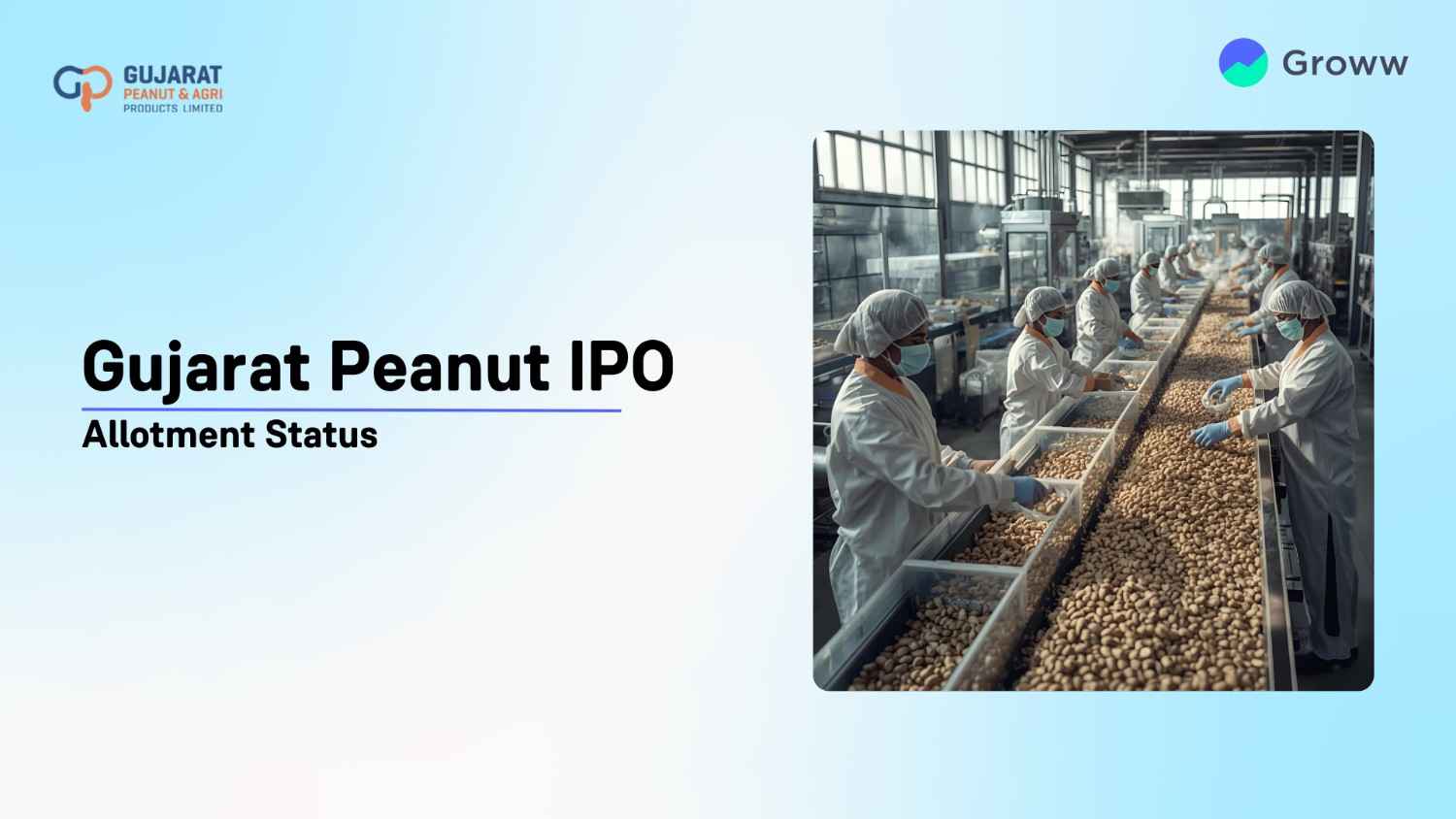 Gujarat Peanut and Agri Products IPO Allotment Status Online: Check Steps To Verify Status