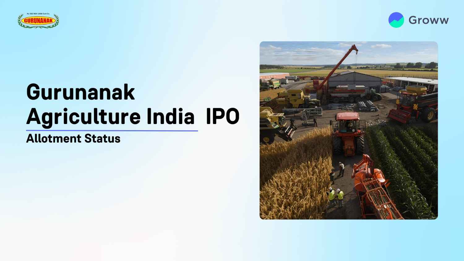 Gurunanak Agriculture India IPO Allotment Status: Check Overall Subscription, Steps to Verify Status