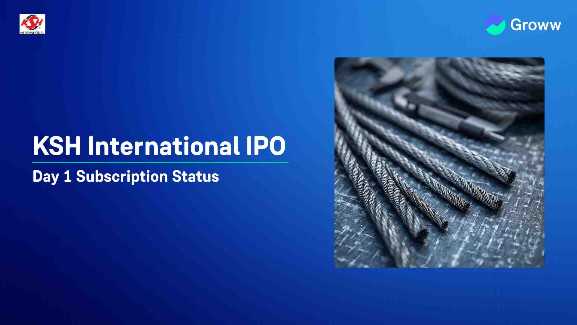 KSH International IPO Day 1: Check GMP, Subscription Status & Key Highlights