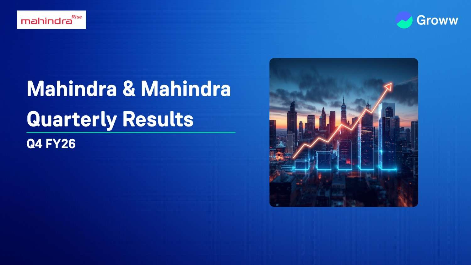 Mahindra & Mahindra (M&M) Q4 Results: Posts 42% YoY Rise in PAT; Announces Dividend of ₹33 per share