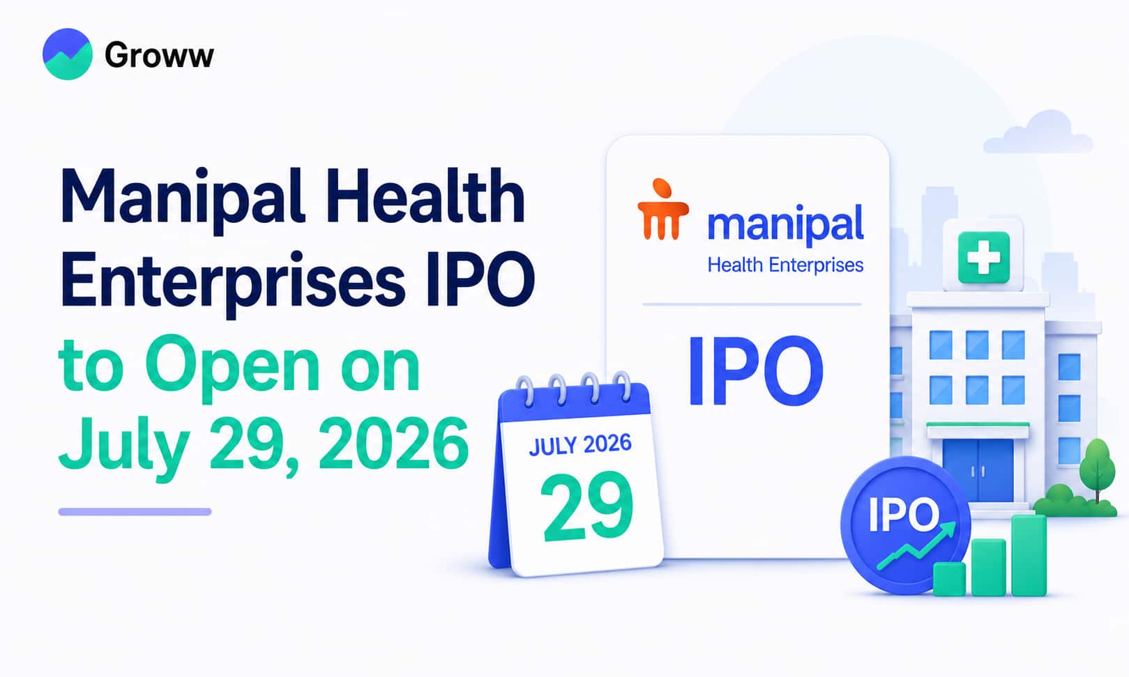 Manipal Health Enterprises IPO to Open on July 29, 2026 - Check Price Band, Issue Size, Timeline & Key Details