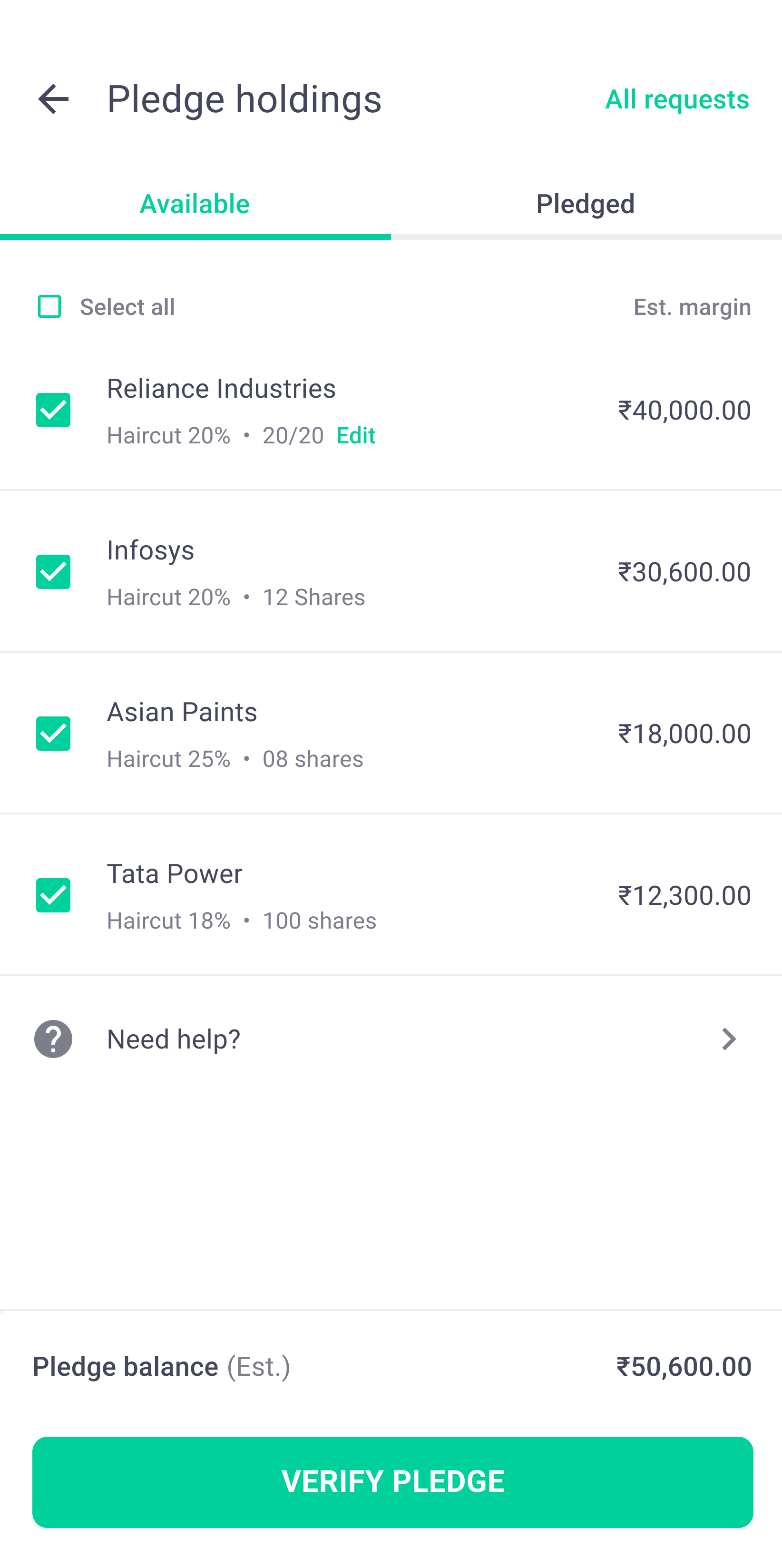 New Feature Alert Pledging On Groww
