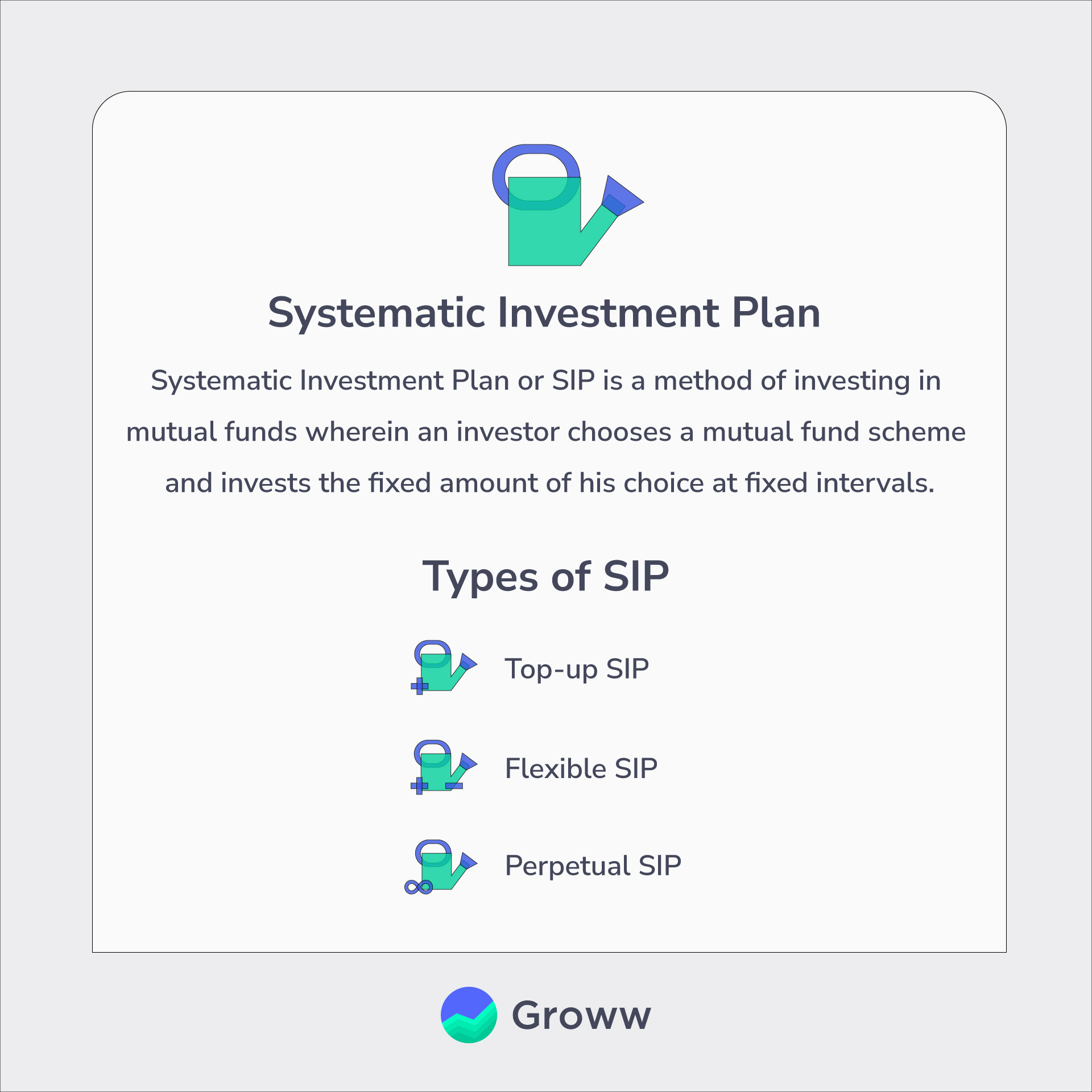 SIP - Systematic Investment Plan