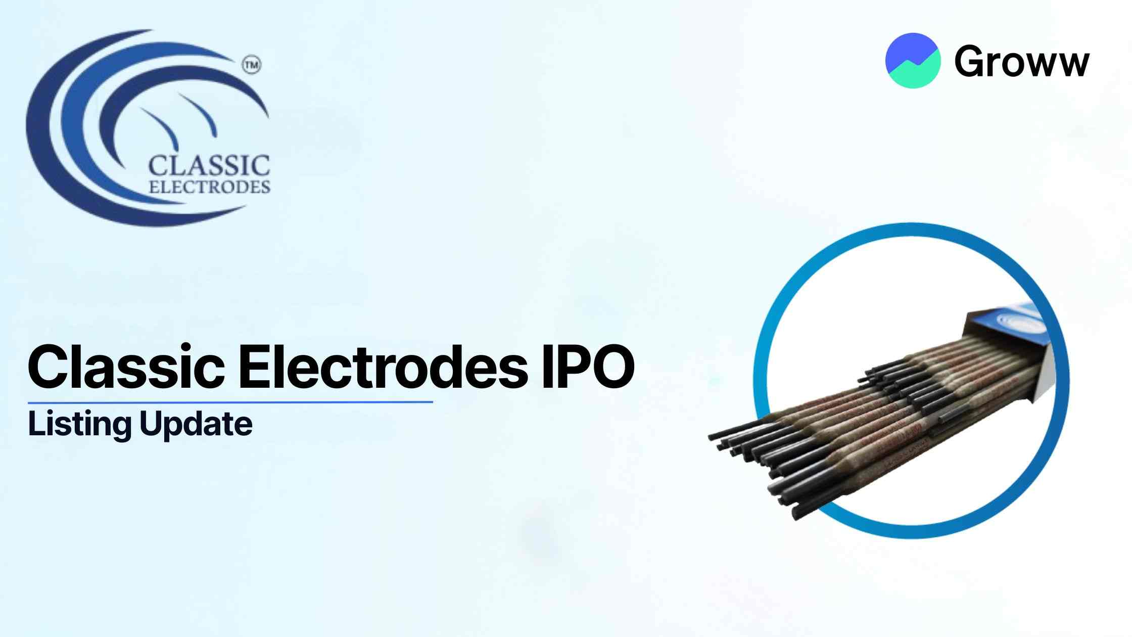 Classic Electrodes makes a strong NSE SME debut; Shares list 14.94% up from issue price
