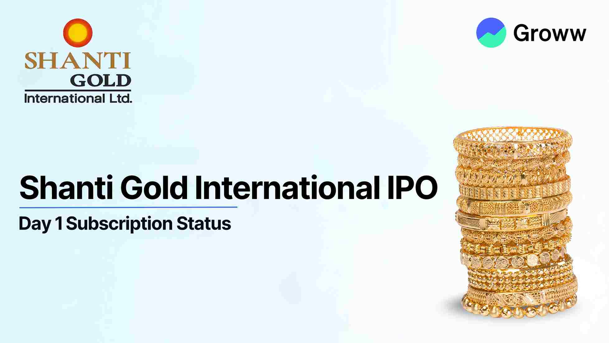 Shanti Gold International IPO Day 1: Check GMP, Subscription Status & Key  Highlights