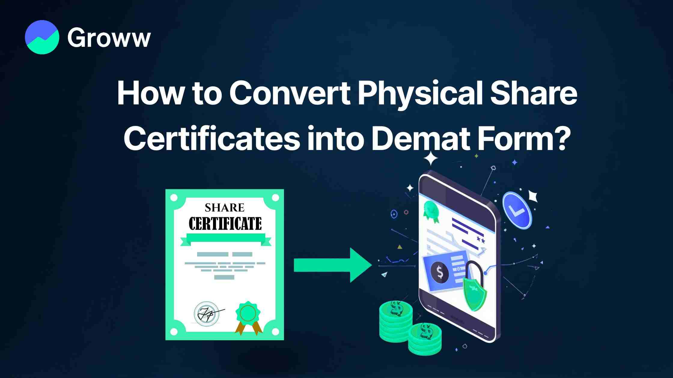How to Convert Physical Share Certificates into Demat Form?