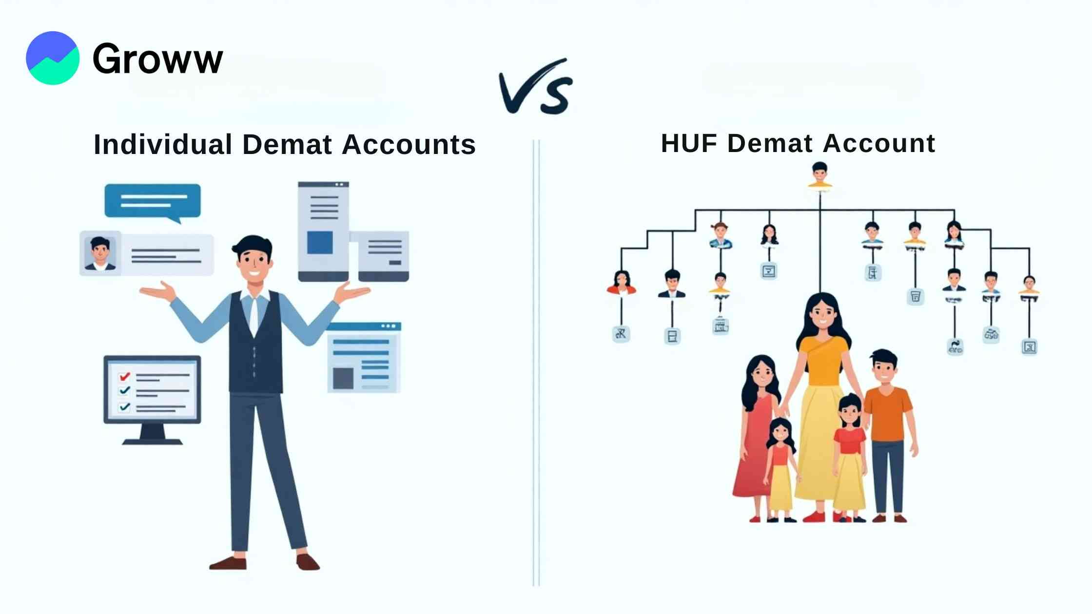 Difference Between Individual and HUF Demat Accounts