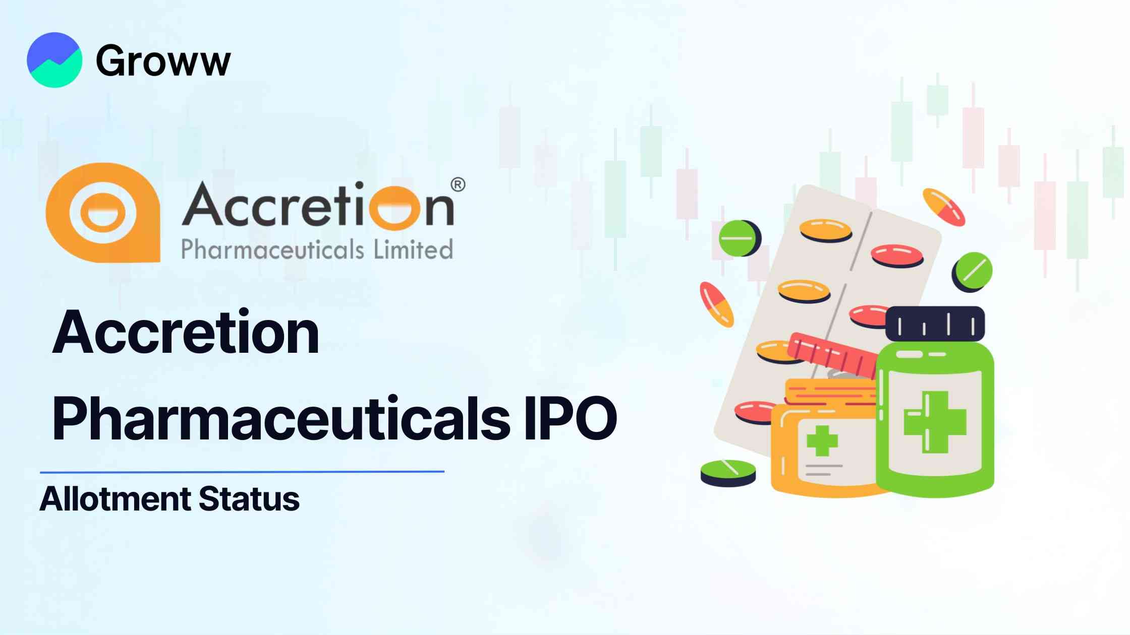 Accretion Pharmaceuticals IPO Allotment Status: Check Latest GMP, Steps to Verify Status