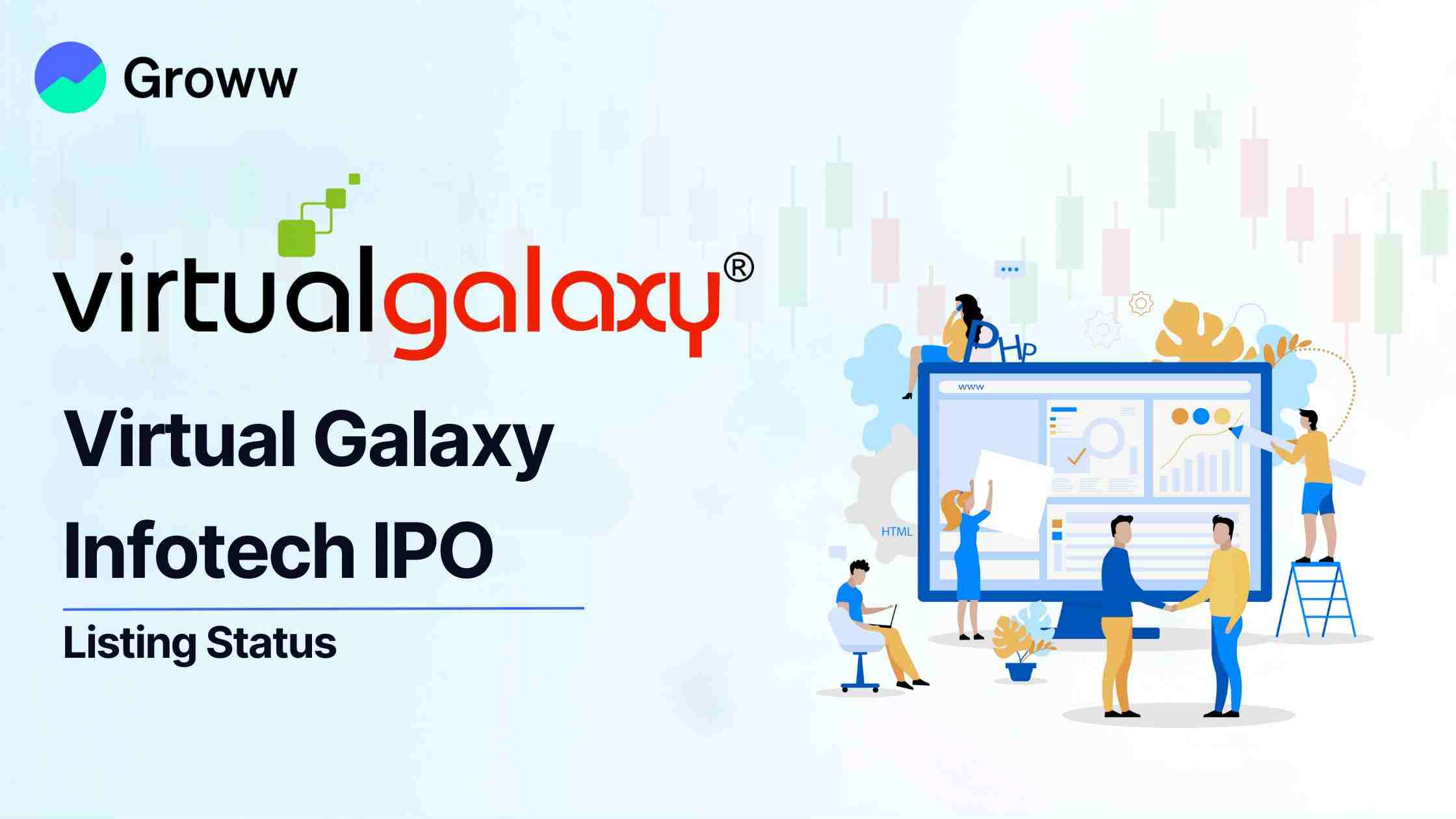 Virtual Galaxy Infotech Shares List at 26.7% Premium at ₹180 per Share