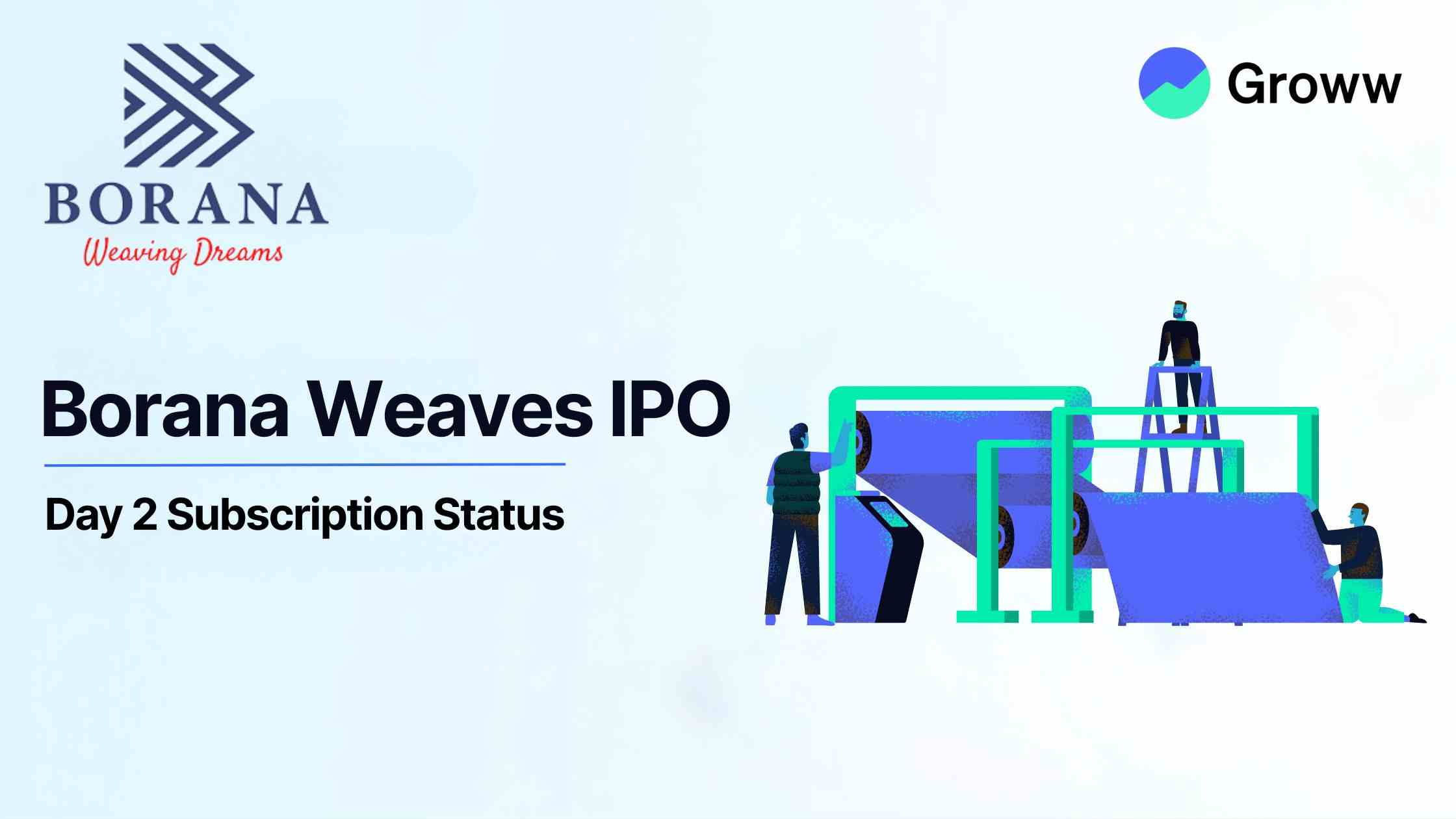 Borana Weaves IPO Day 2: Check GMP, Subscription Status & Key Highlights