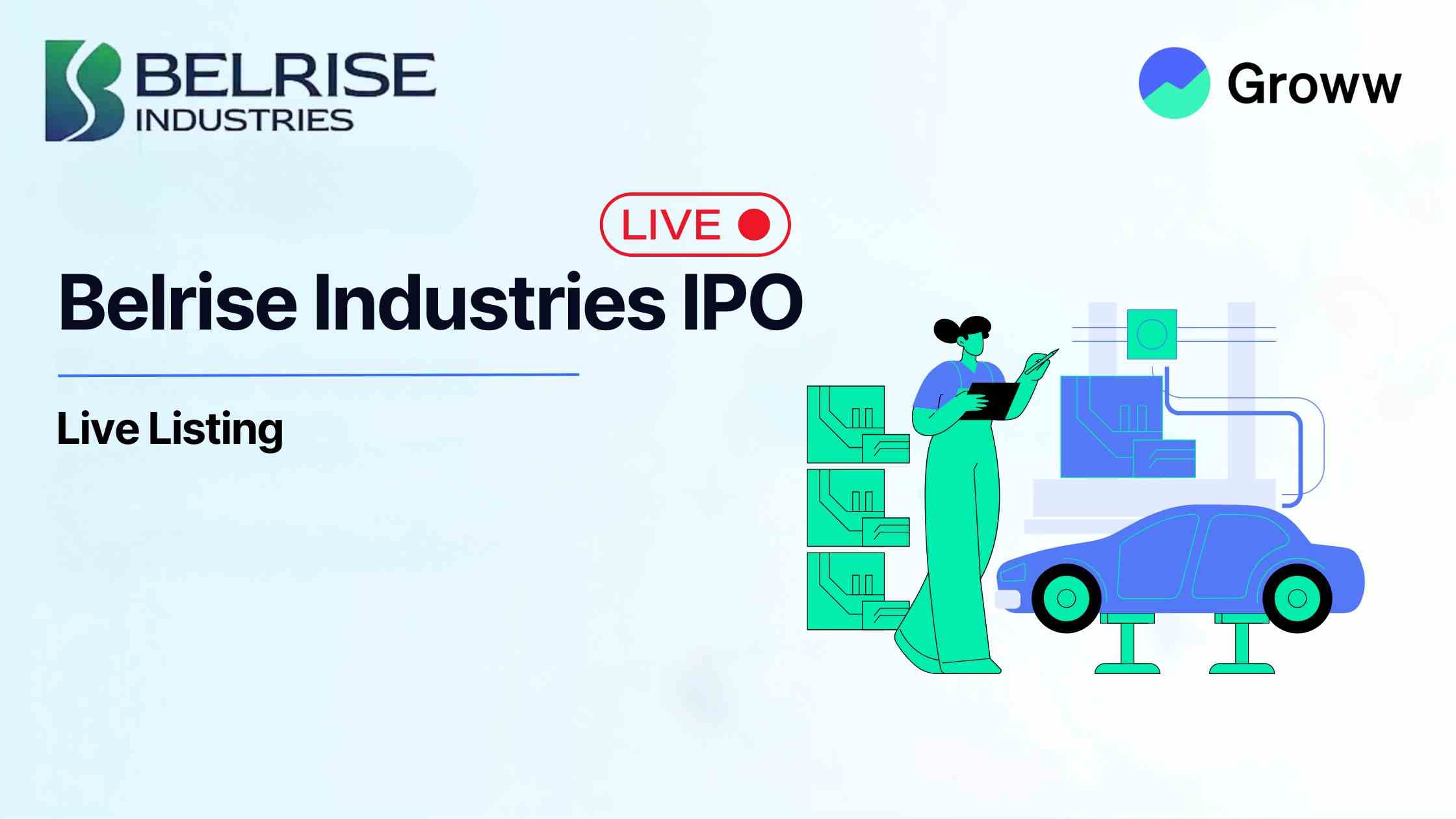 Belrise Industries Makes Strong Market Debut: Lists at ₹100 on NSE, ₹98.5 on BSE