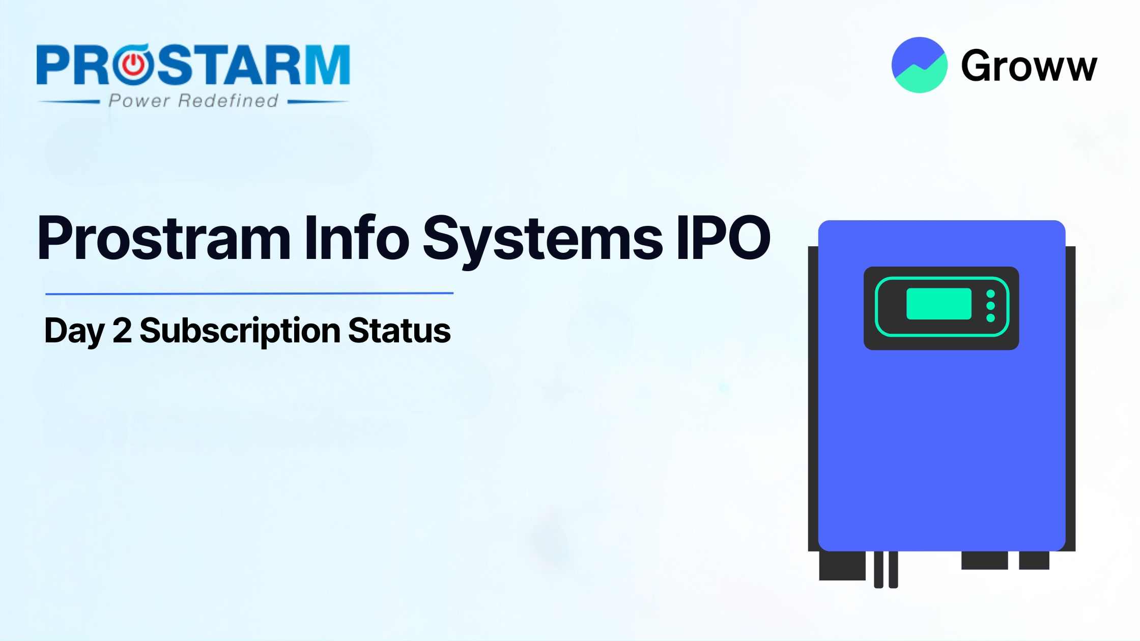 Prostram Info Systems IPO Day 2: Check GMP, Subscription Status & Key Highlights