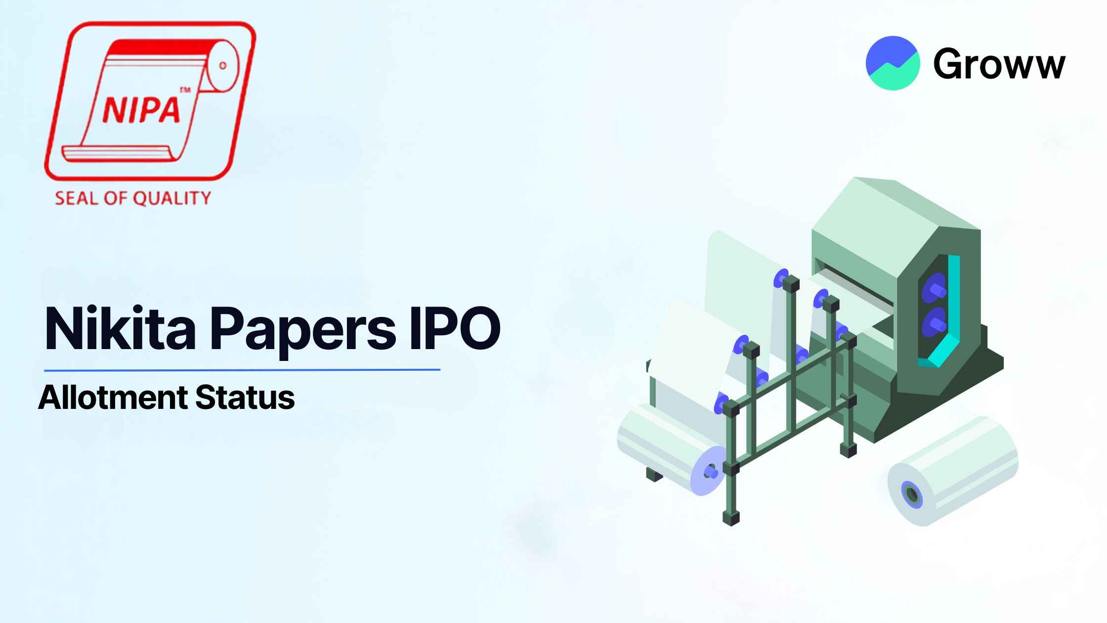 Nikita Papers IPO Allotment Status: Check Latest GMP, Steps to Verify Status