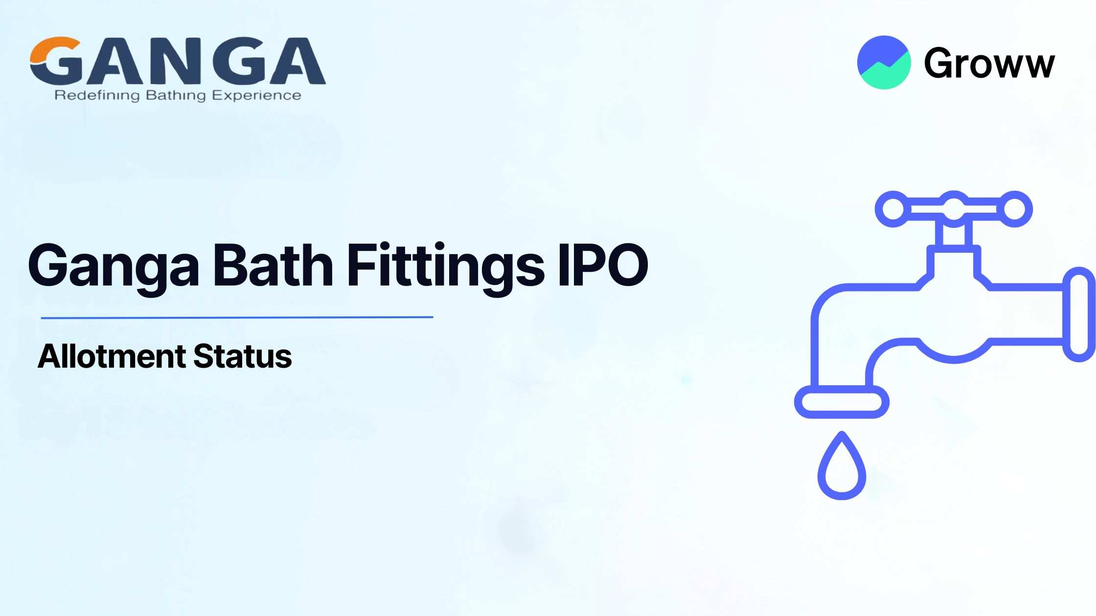 Ganga Bath Fittings IPO Allotment Status: Check Latest GMP, Steps To Verify Status