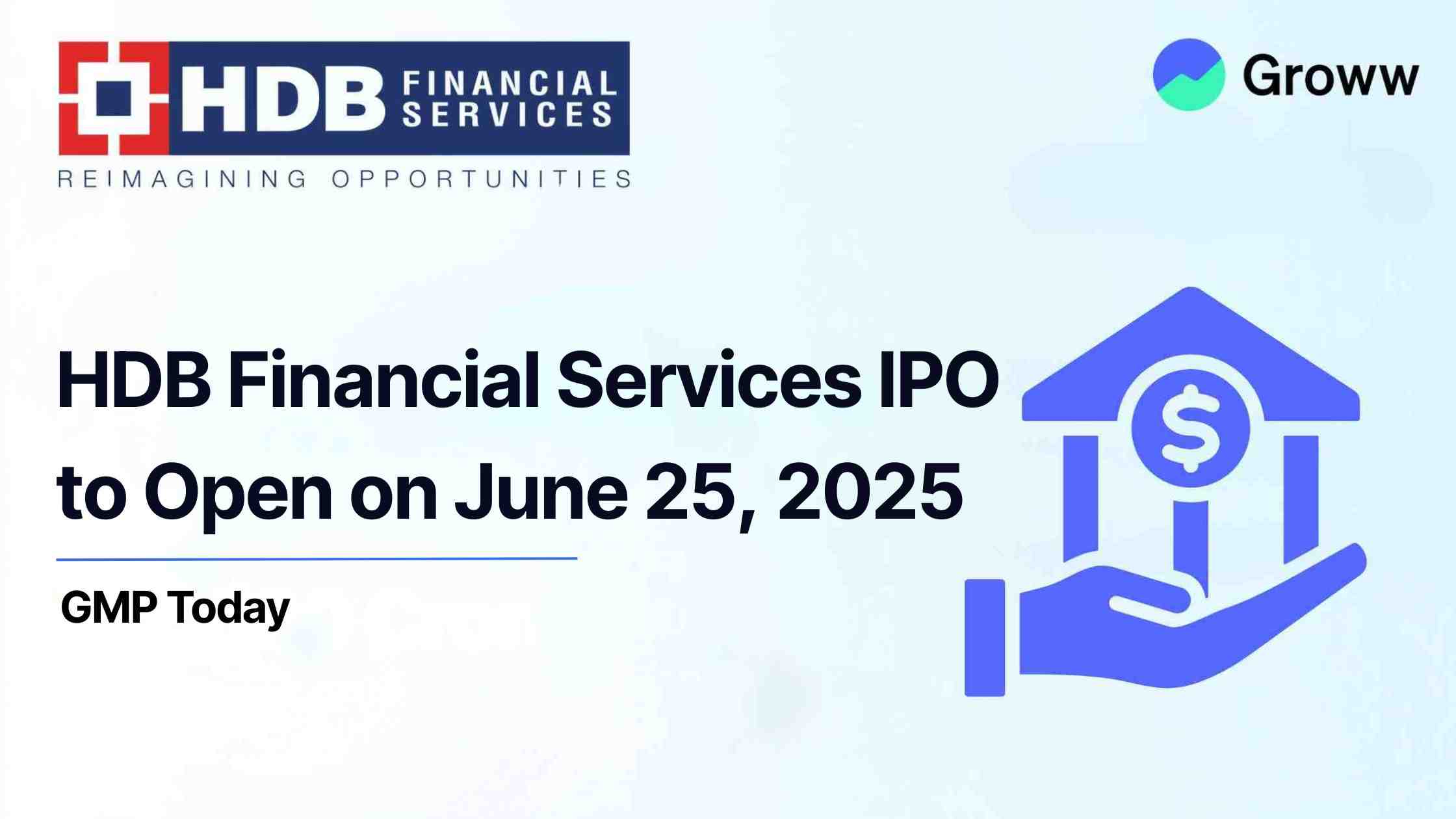 HDB Financial Services IPO to Open on June 25, 2025; Check GMP, Price Band & Lot Size