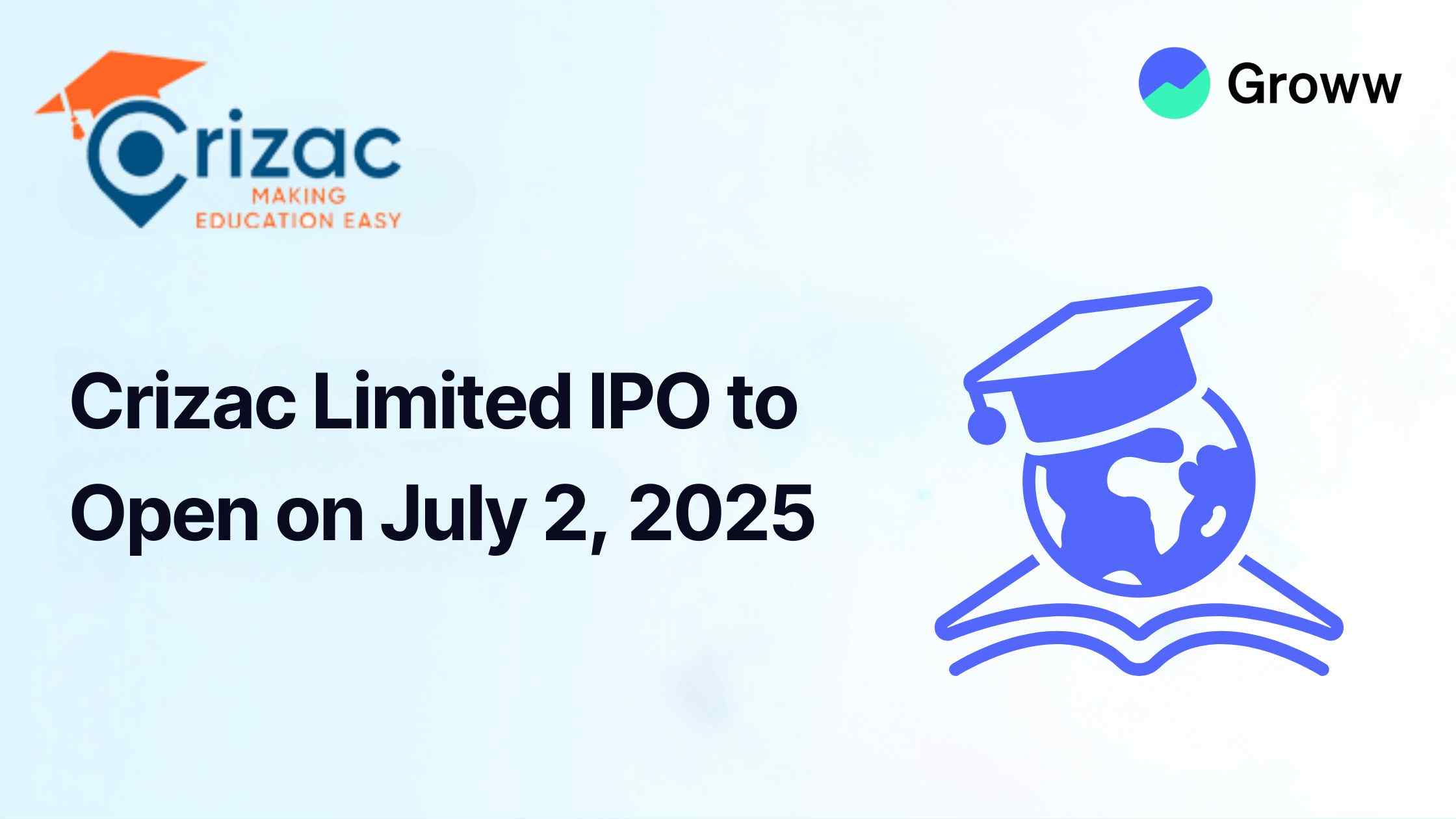 Crizac Limited IPO to Open on July 2, 2025: Check Latest GMP, Issue Details