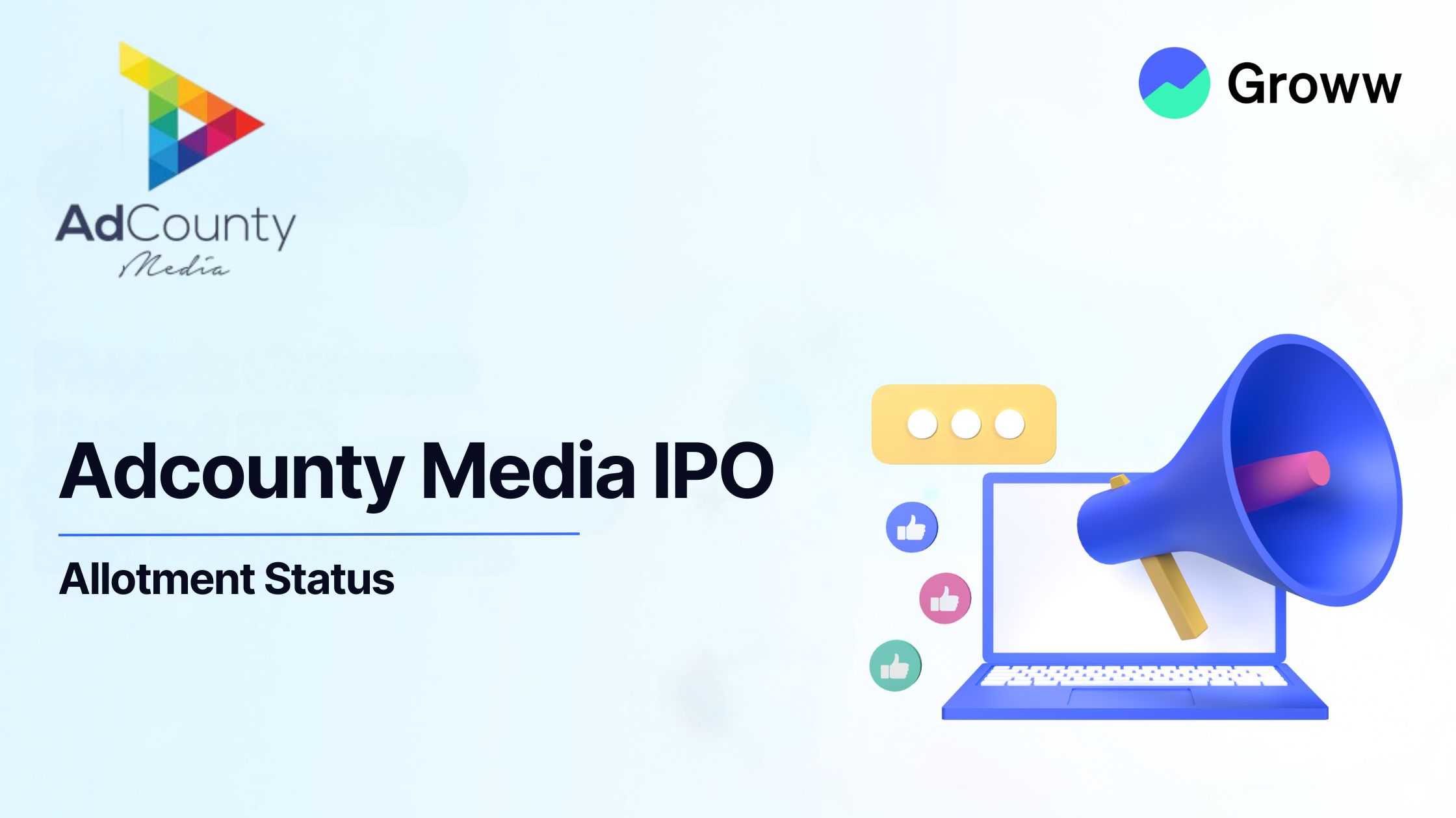 Adcounty Media IPO Allotment Status: Check Latest GMP, Steps to Verify Status