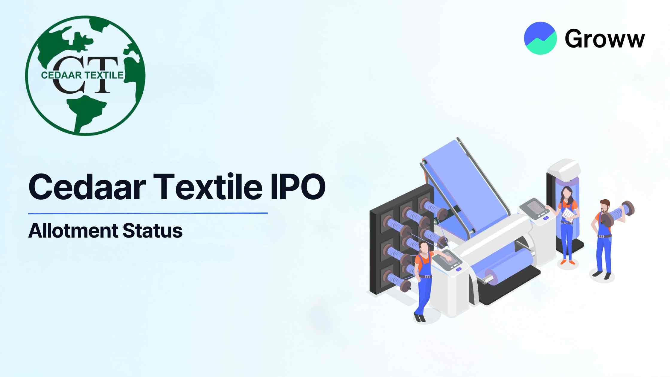 Cedaar Textile IPO Allotment Status: Check Latest GMP, Steps To Verify Status