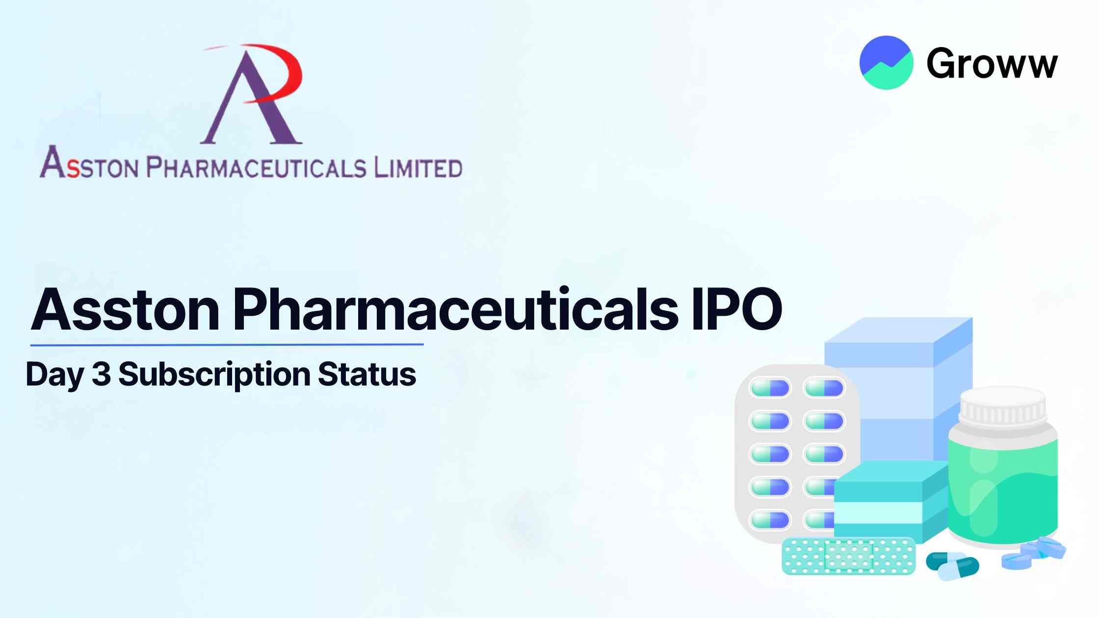 Asston Pharmaceuticals IPO Closes Today: Issue Subscribed 58.35 times, GMP at ₹30