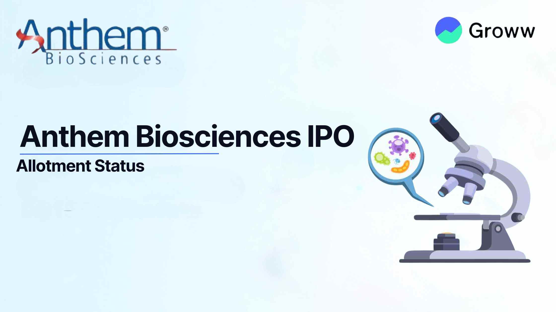 Anthem Biosciences IPO Allotment Status: Check Latest GMP,  Steps to Verify Status 