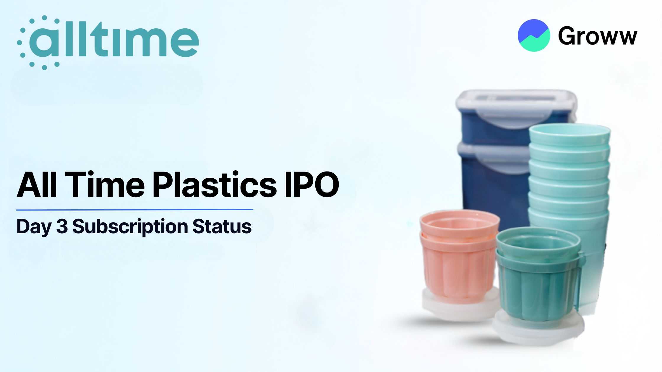All Time Plastics IPO Day 3: Issue Subscribed 8.62x, GMP at ₹7