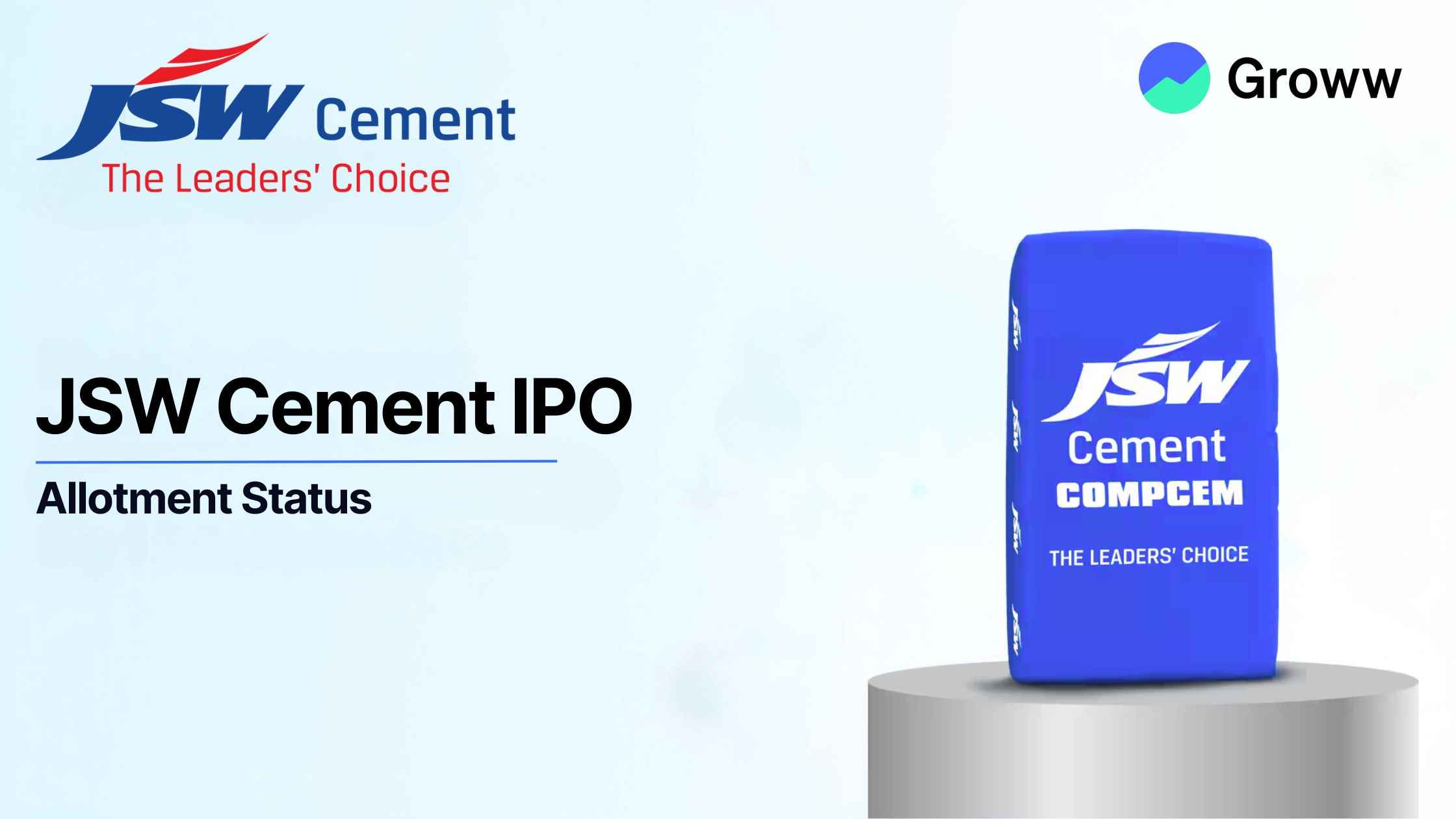 JSW Cement IPO Allotment Status: Key Details and How to Check Online