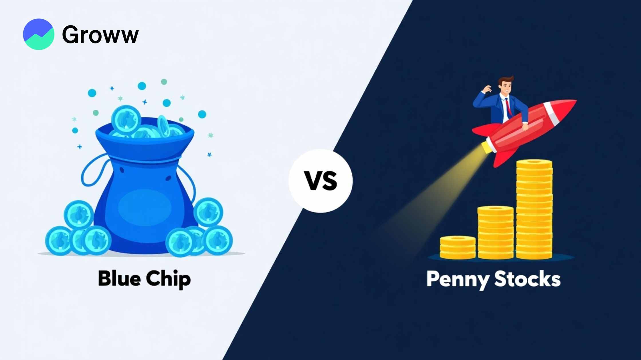 Blue-Chip Stocks vs. Penny Stocks