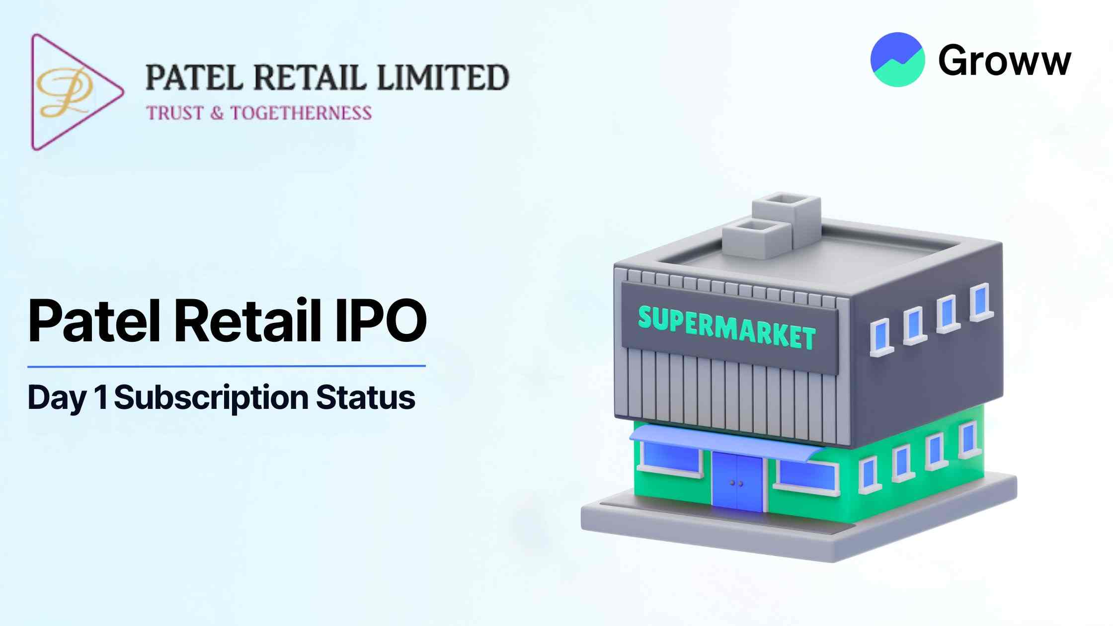 Patel Retail IPO Day 1: Check GMP, Subscription Status & Key Highlights
