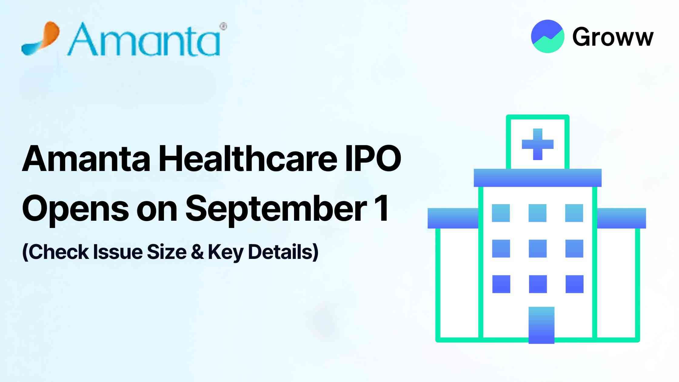 Upcoming IPO: Amanta Healthcare IPO Opens on September 1 - Check Issue Size & Key Details