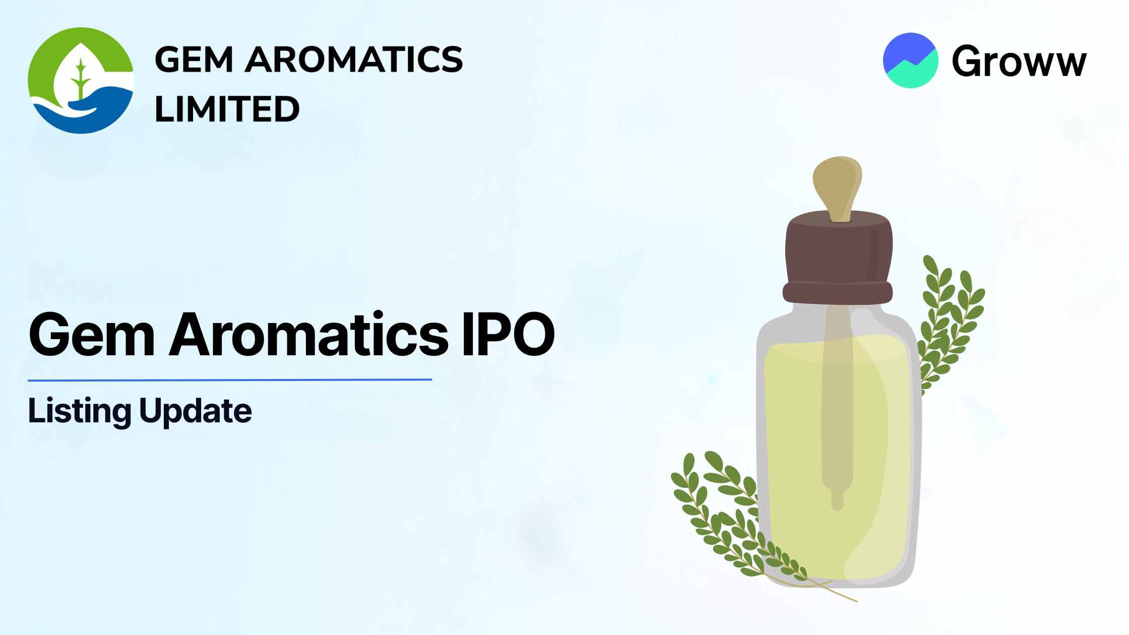 Gem Aromatics Makes a Muted Debut on Stock Market, Shares List at 2.49% Premium