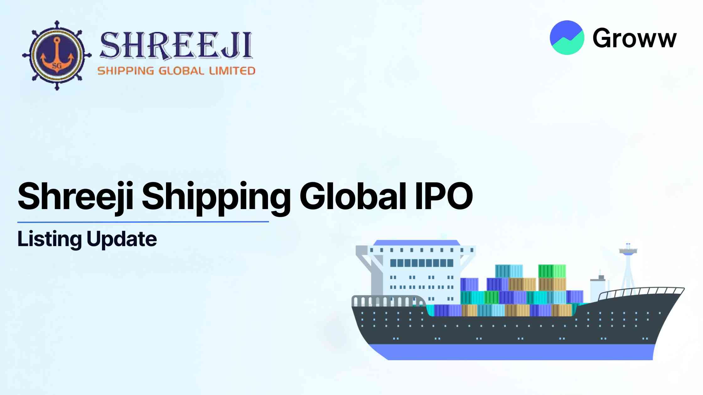 Shreeji Shipping Global Makes a Positive Debut on Stock Market, Shares List at 7.14% Premium