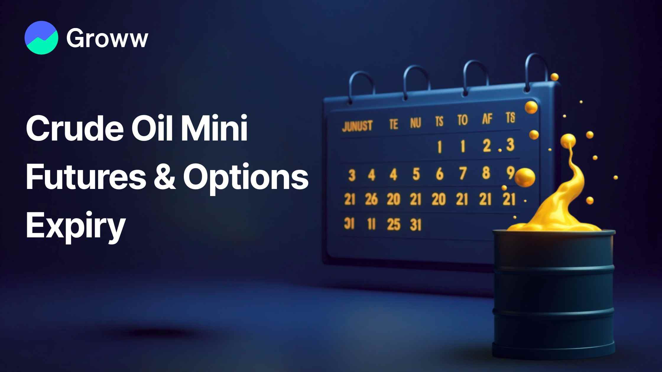 Crude Oil Mini Futures & Options Expiry 2025