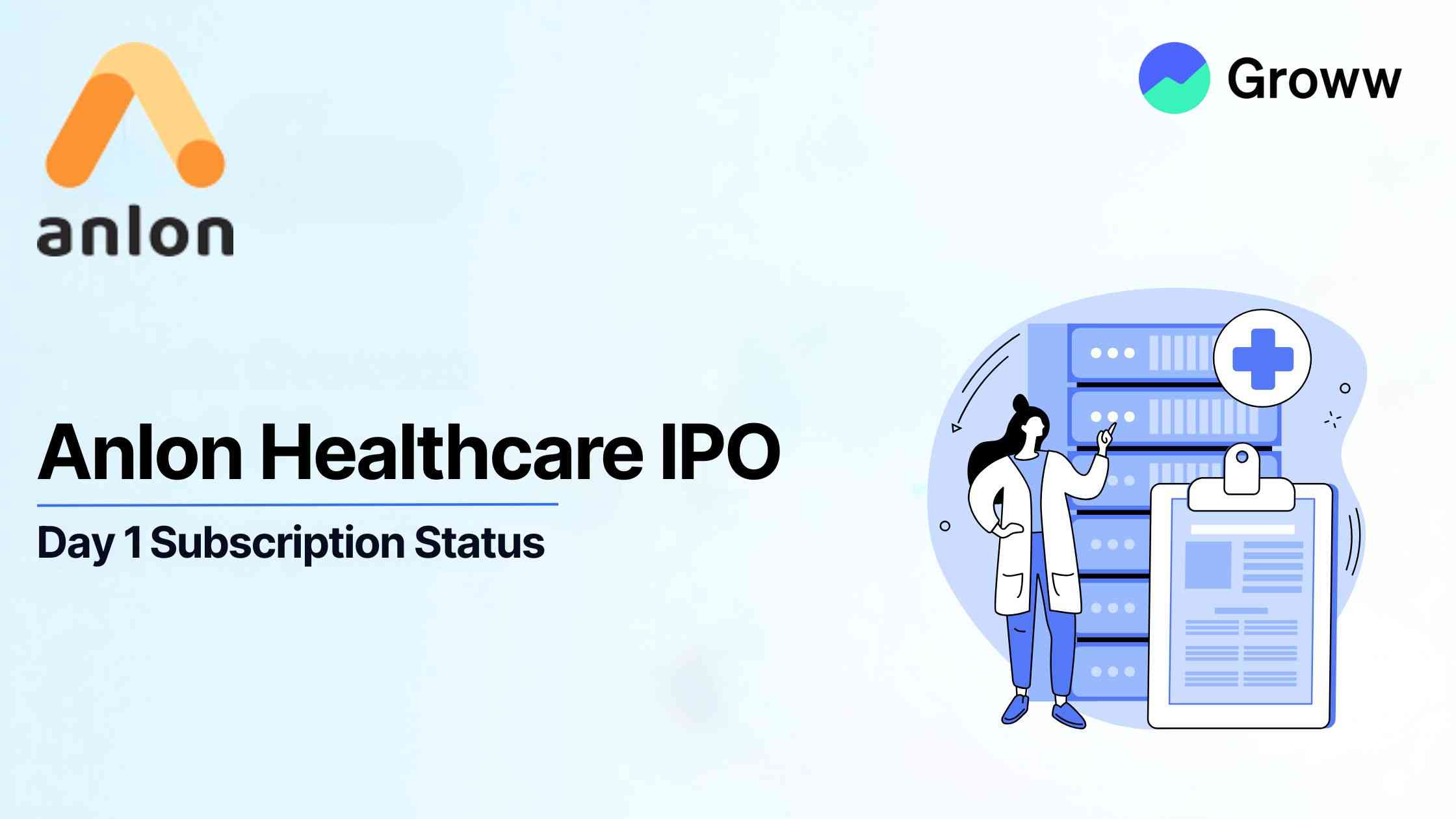 Anlon Healthcare IPO Day 1: Check GMP, Subscription Status & Key Highlights