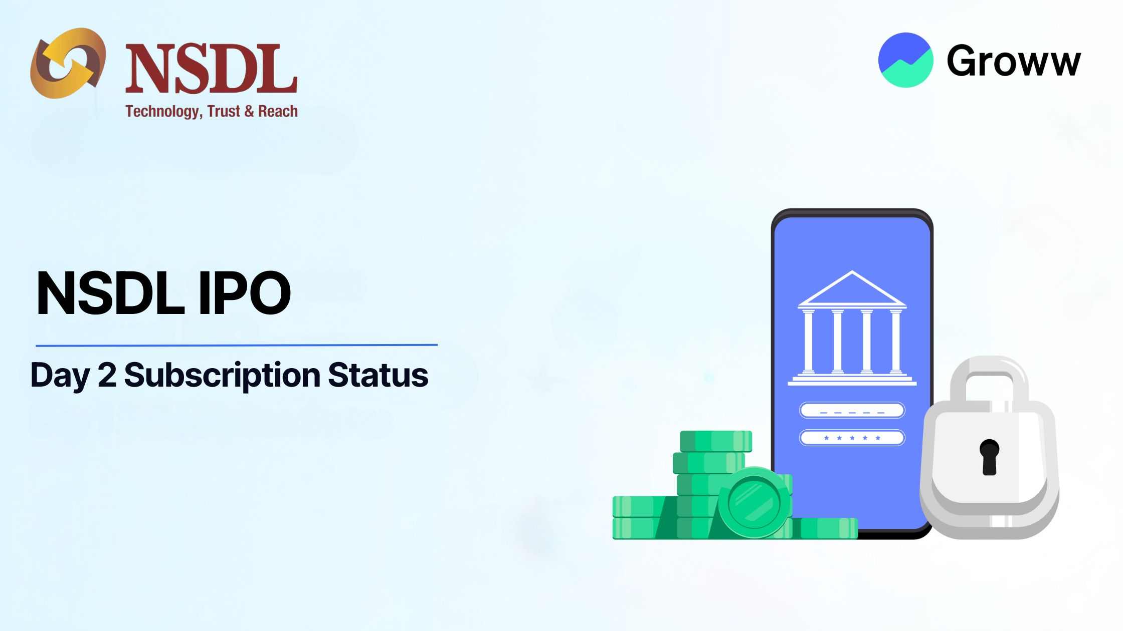 NSDL IPO Day 2: Issue Booked 5.03x So Far; Check GMP, Subscription Status & Key Highlights