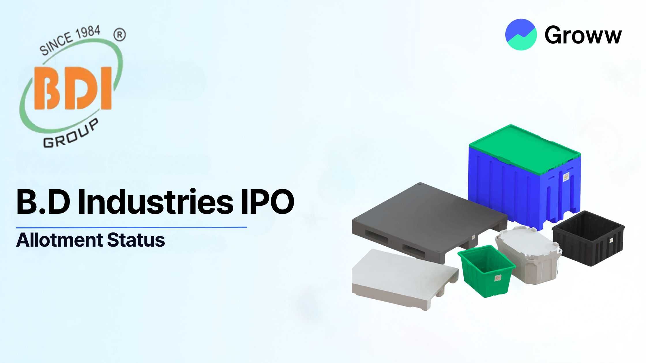 B.D Industries IPO Allotment Status: Check Latest GMP, Steps to Verify Status