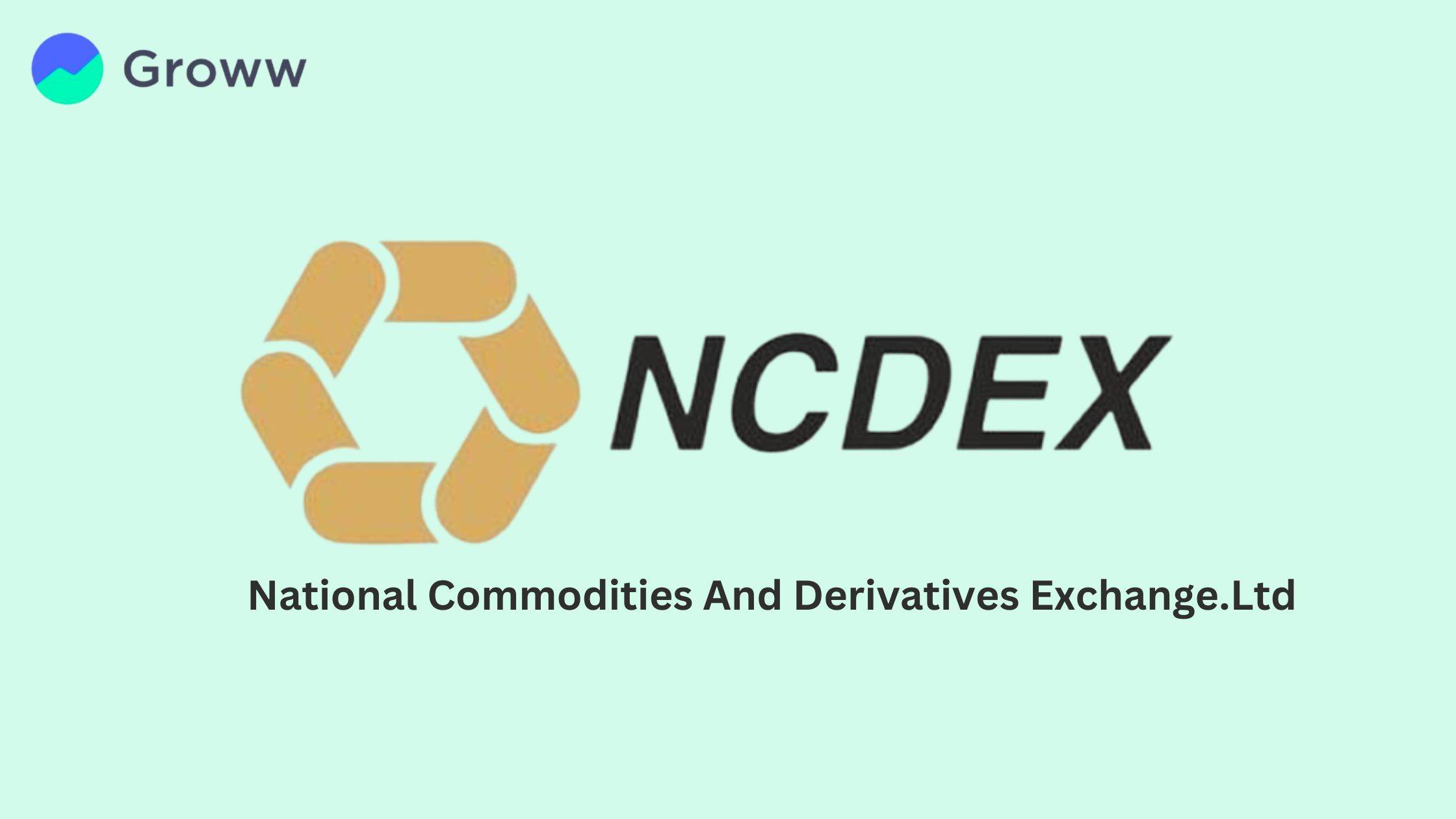 What is NCDEX?