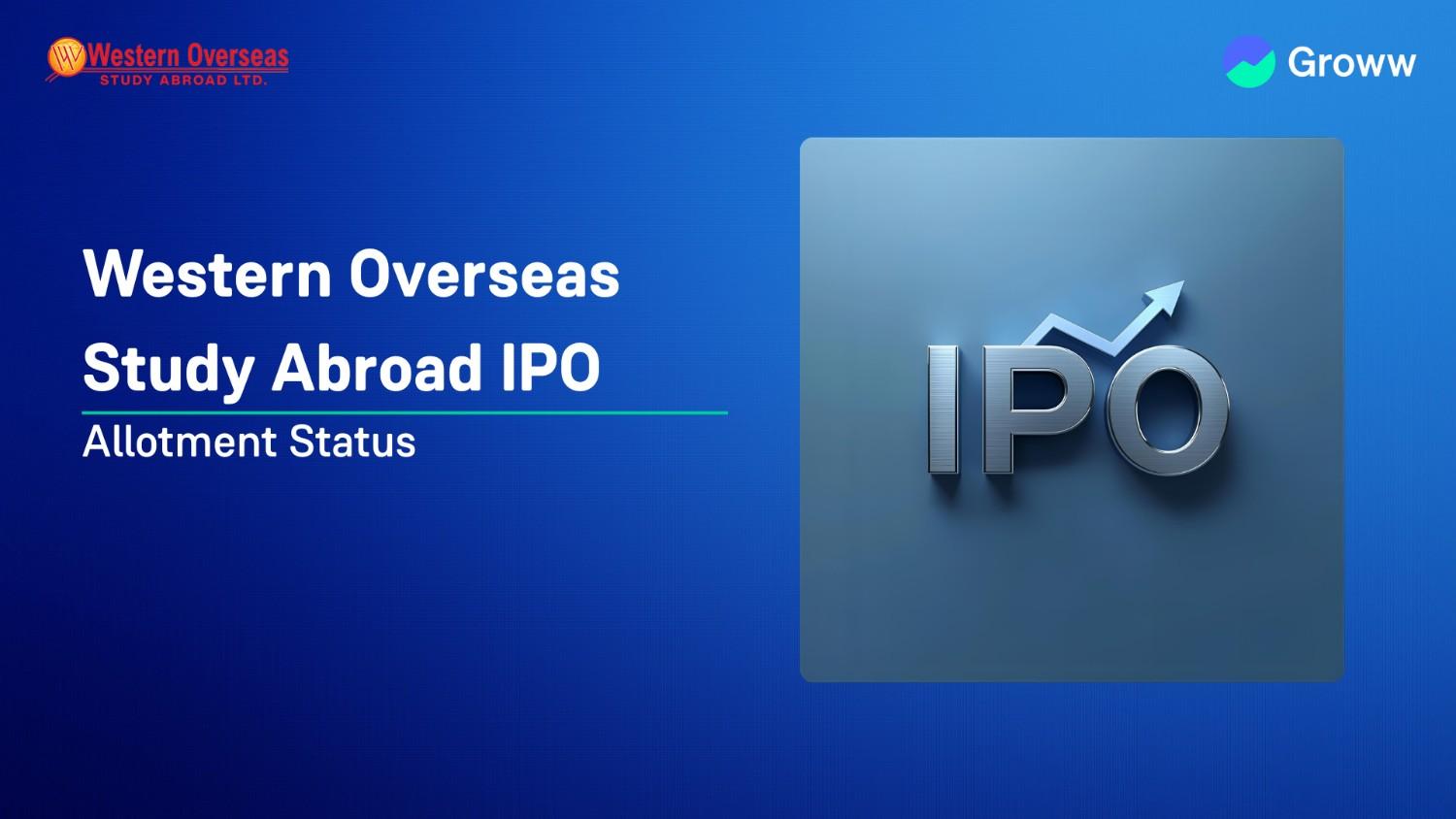 Western Overseas Study Abroad Ltd. IPO Allotment Status: Check Overall Subscription & Steps to Verify Status 