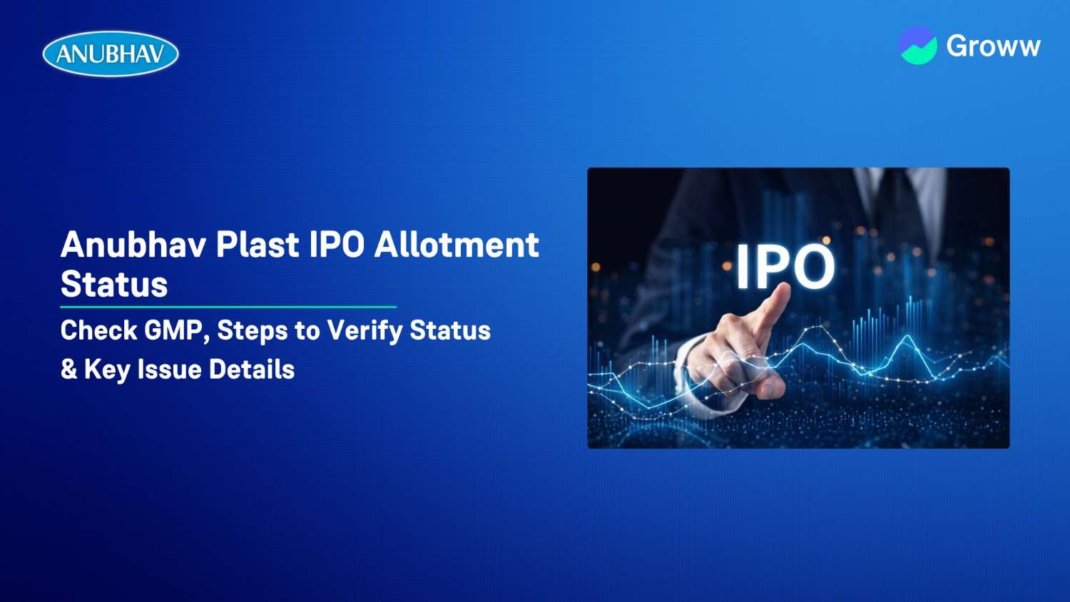 Anubhav Plast IPO Allotment Status: Check Latest GMP, Steps to Verify Status