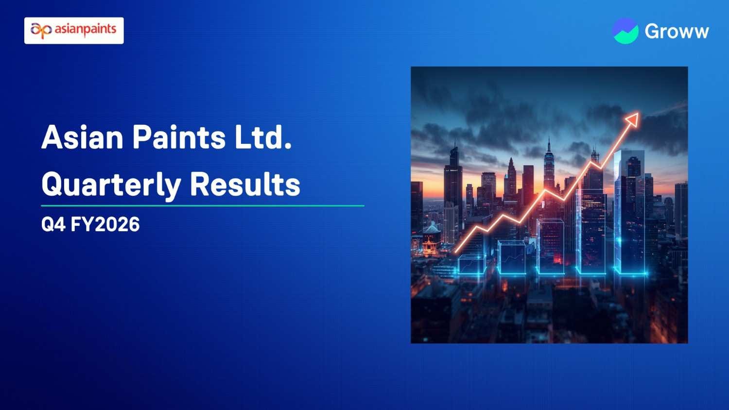 Asian Paints Q4 FY26 Results: Profit Jumps 69.3% to ₹1,172 crore, Declares ₹23 Final Dividend