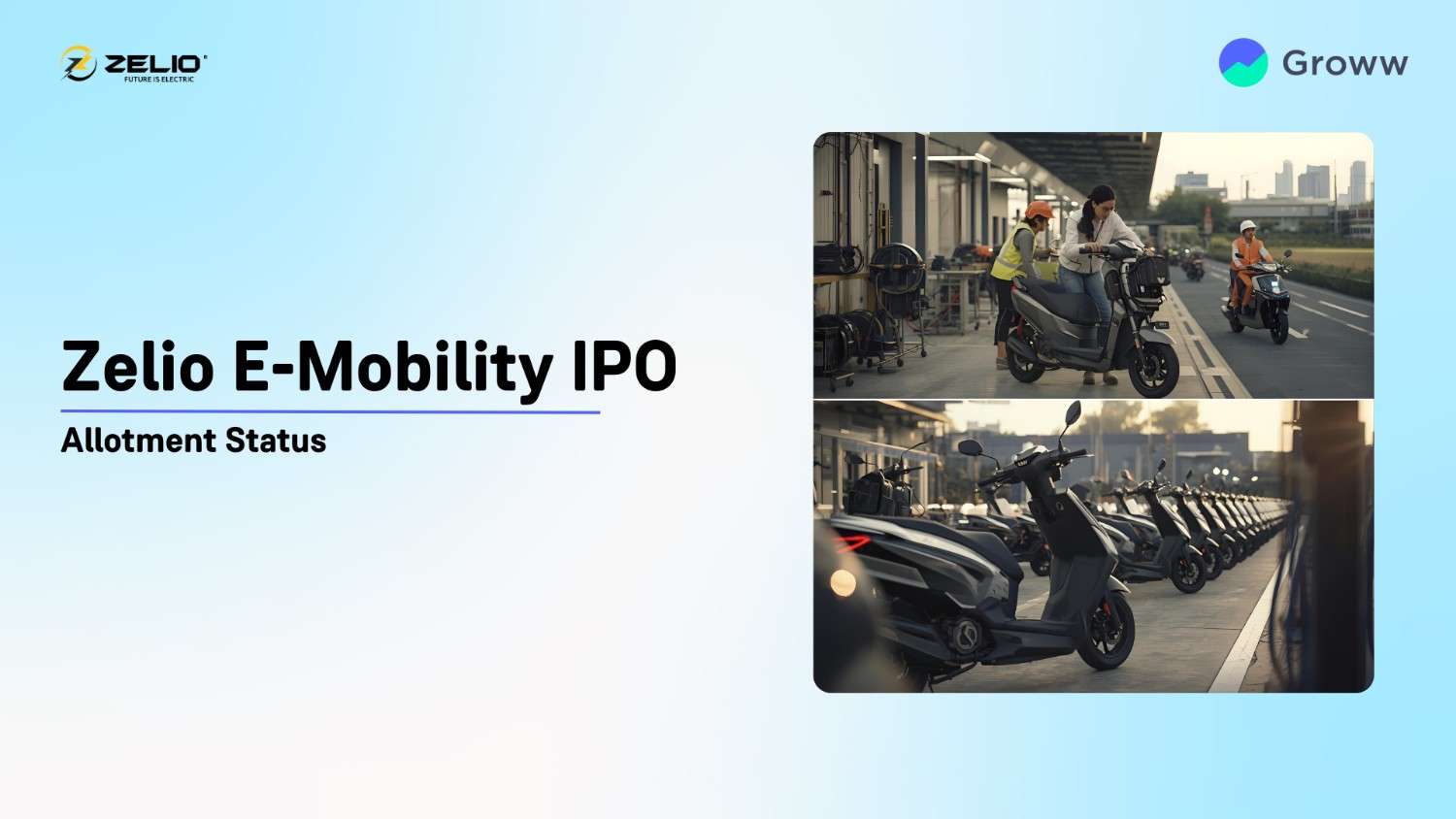 Zelio E-Mobility IPO Allotment Status: Check Overall Subscription and Steps to Verify Status