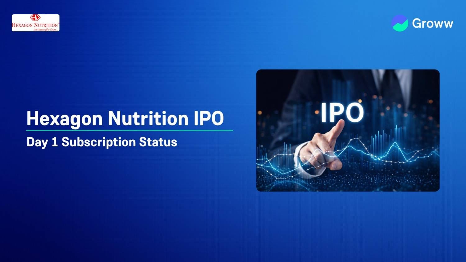 Hexagon Nutrition IPO Day 1: Check GMP, Subscription Status & Key Highlights