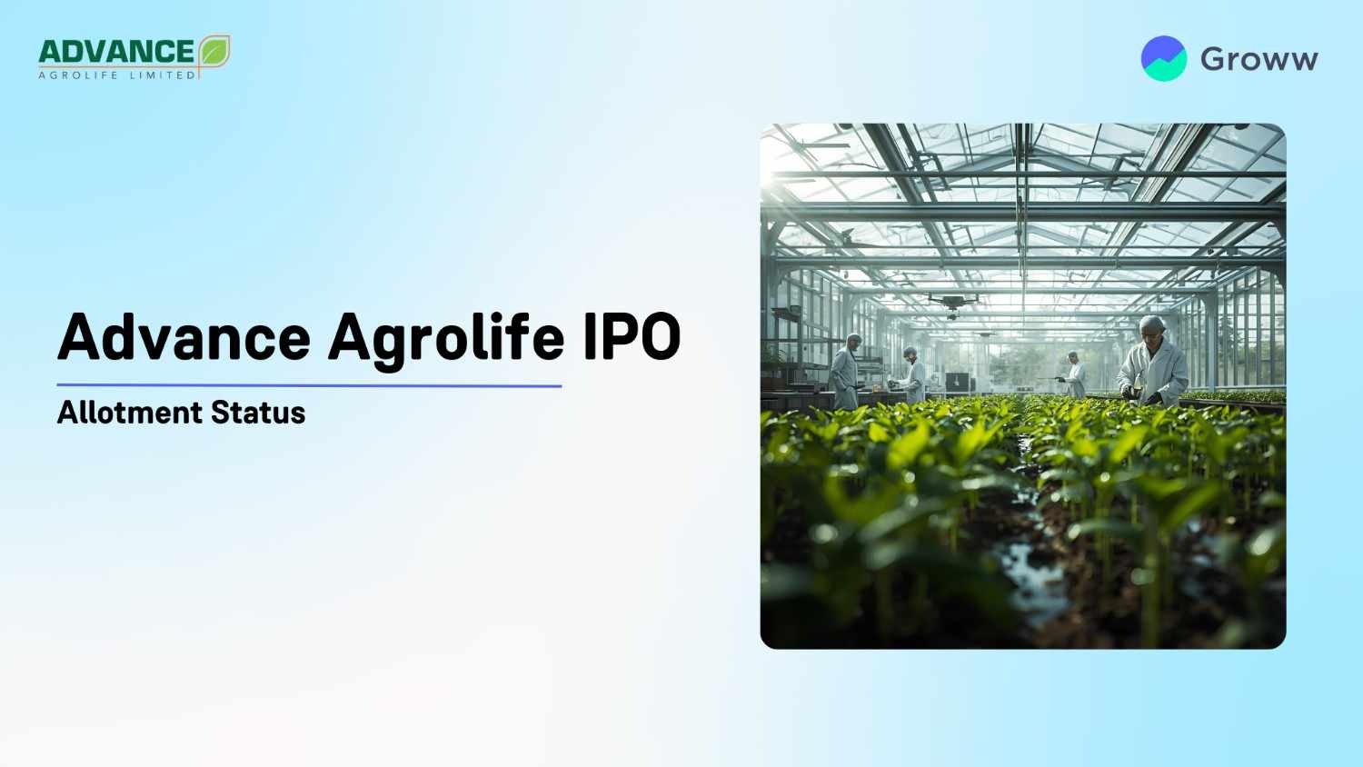 Advance Agrolife IPO Allotment Status: Check Steps to Verify Status