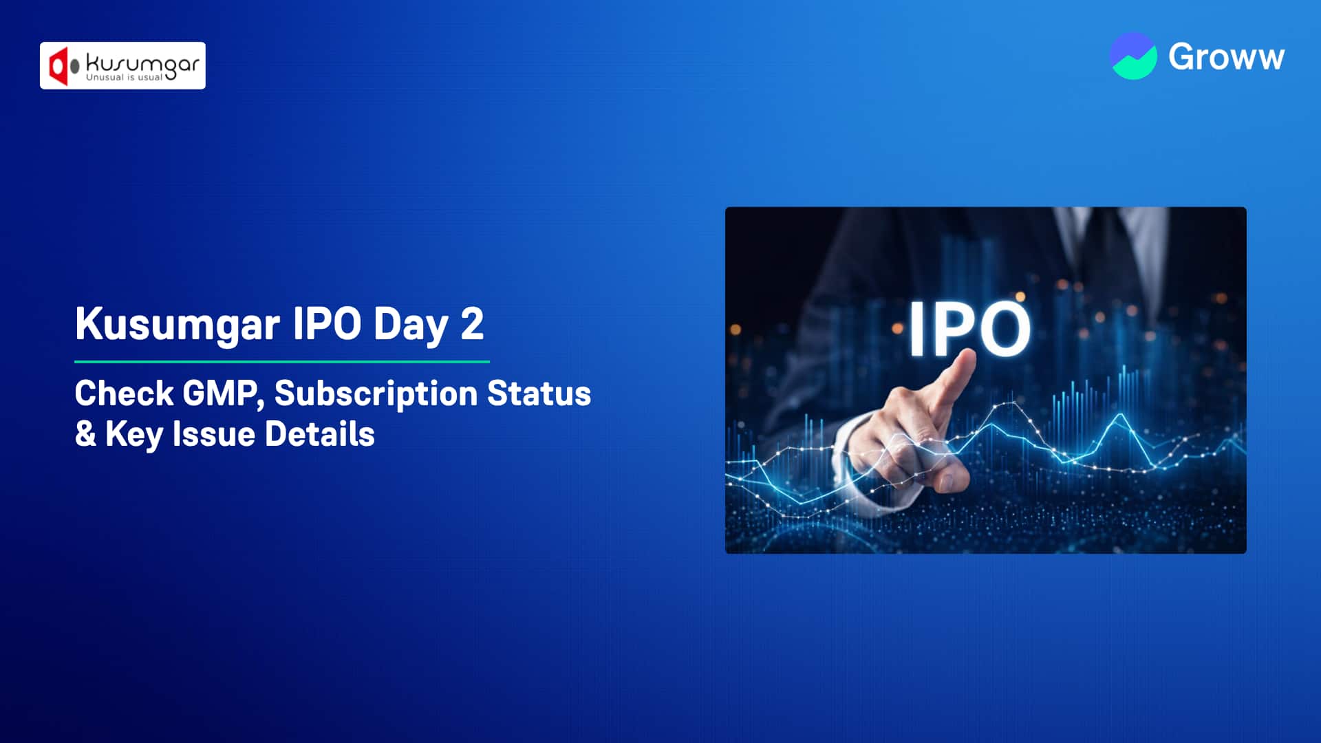 Kusumgar IPO Day 2: Check GMP, Subscription Status & Key Issue Details
