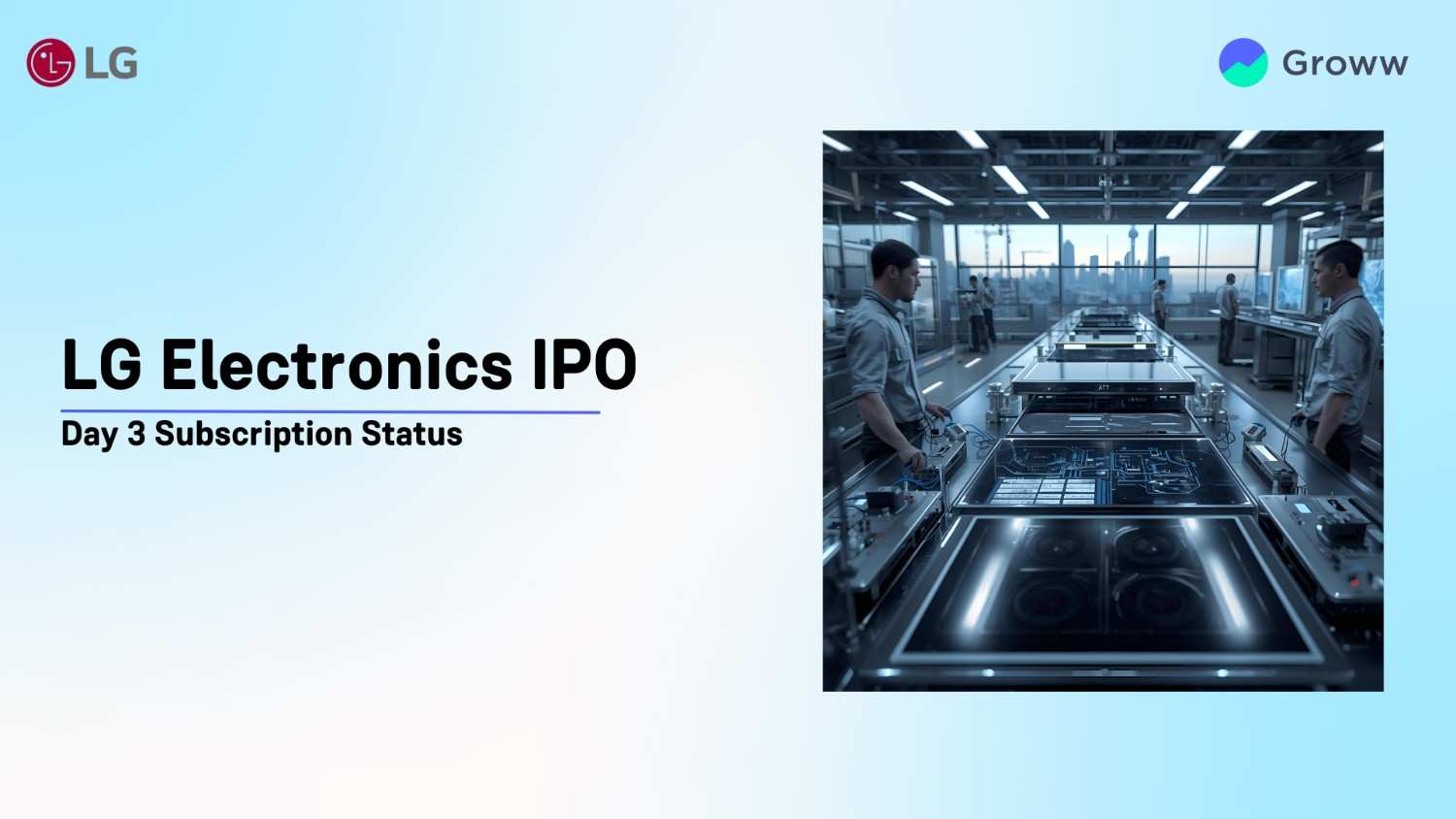 LG Electronics IPO Day 3: Check Subscription Status & Key Highlights